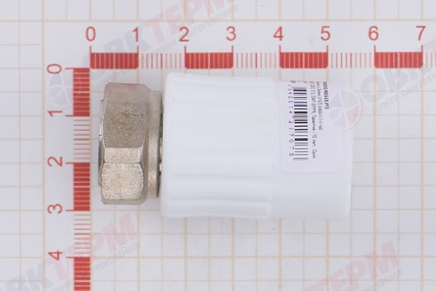 НВ СНГ 20 * 1/2"       БЕЛАЯ PP-R      (RTP)    (125/25) - миниатюра №6