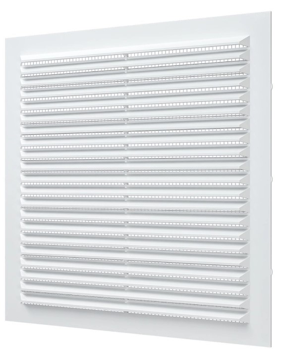 Решетка вентиляционная С Ш234*В234, антимоскитная сетка, пластик (60шт/уп) Эра - Изображение №1