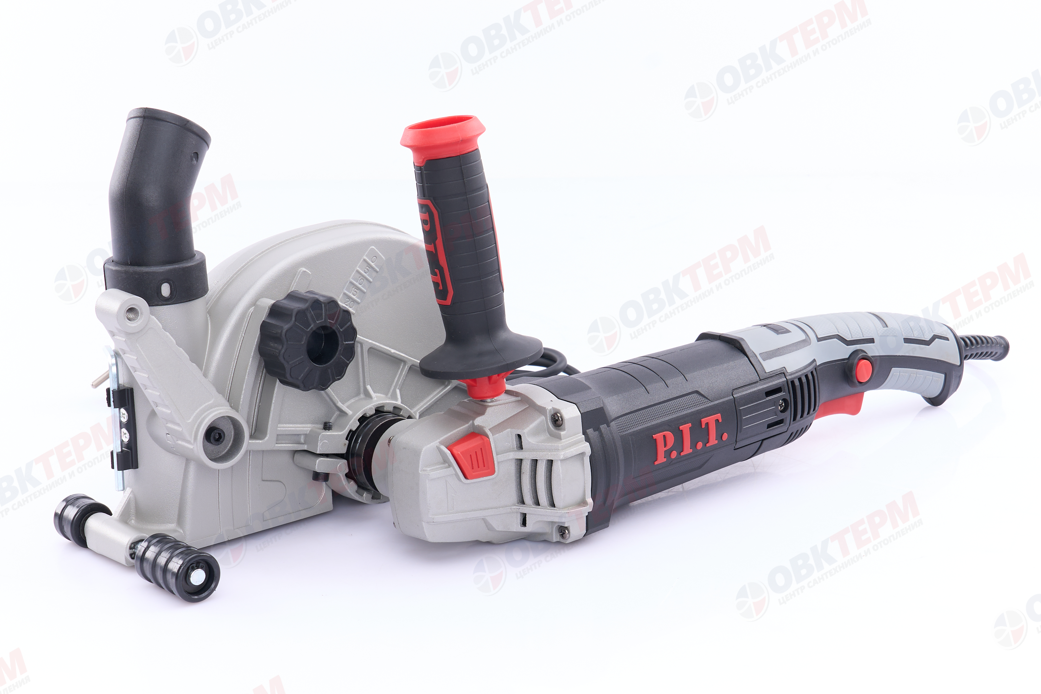 Штроборез P.I.T. PWC125-C (125мм, 1400Вт, 9000об/мин, гл.30мм, шир.30мм сетевой) - Изображение №2