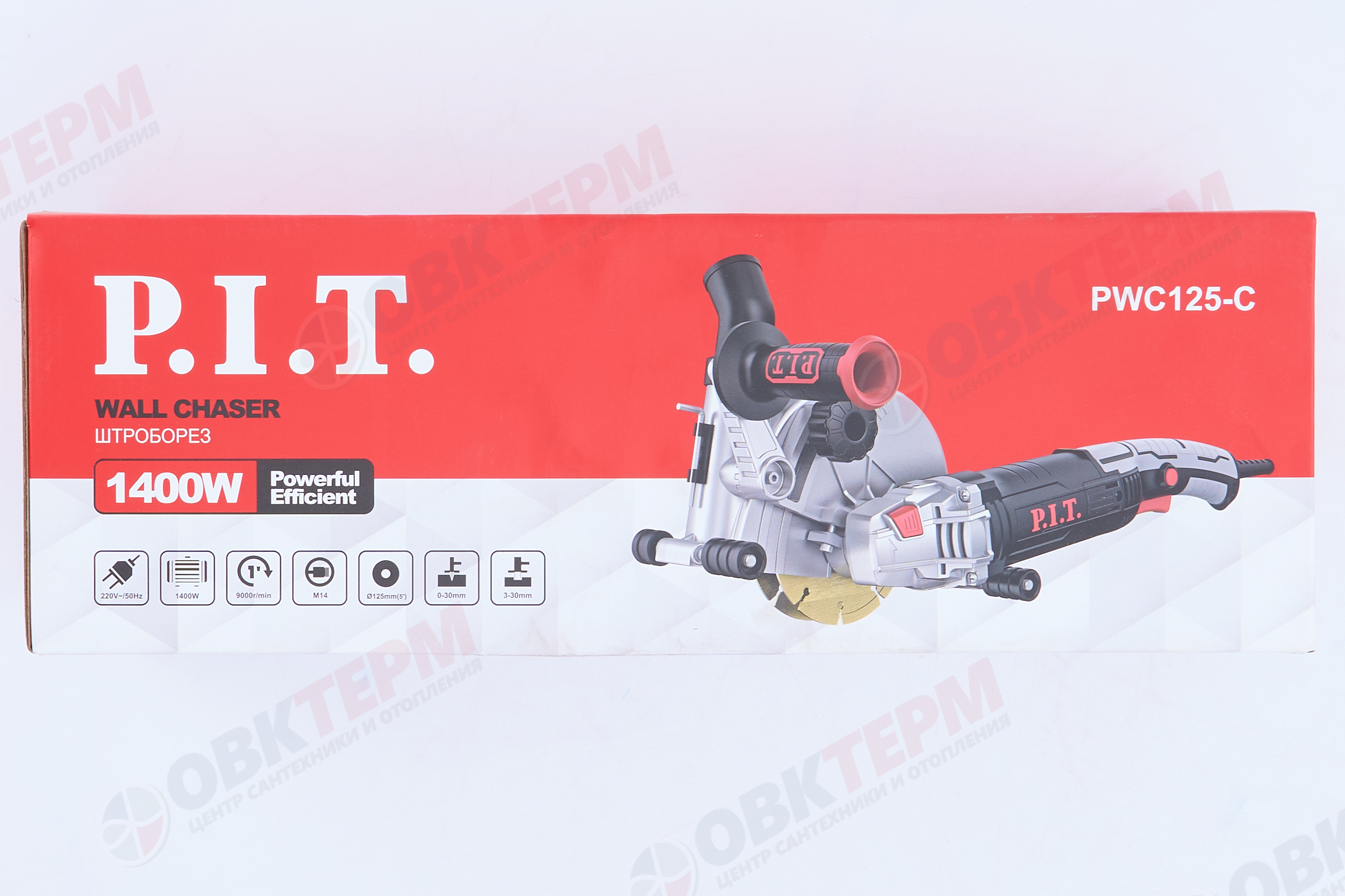 Штроборез P.I.T. PWC125-C (125мм, 1400Вт, 9000об/мин, гл.30мм, шир.30мм сетевой) - миниатюра №16