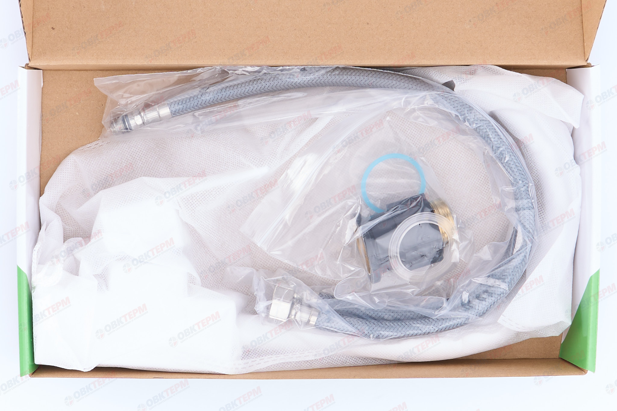 Смеситель д/кухни PLAMIX KUBUS-011 SET White (с подводкой) (20 шт/ящ) - миниатюра №8