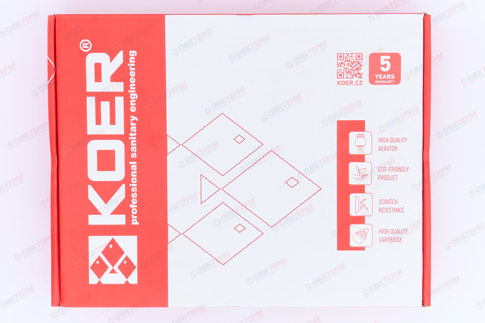 Смеситель с гигиеническим душем KOER KB-23007-05 латунь (Цвет черный) (8шт/ящ) - миниатюра №6