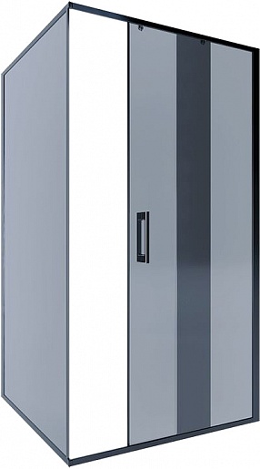 Боковая стенка, тонир. стекло 6мм, профиль черный, ALEX BAITLER   SG64B100 (1000*2000) - Изображение №4
