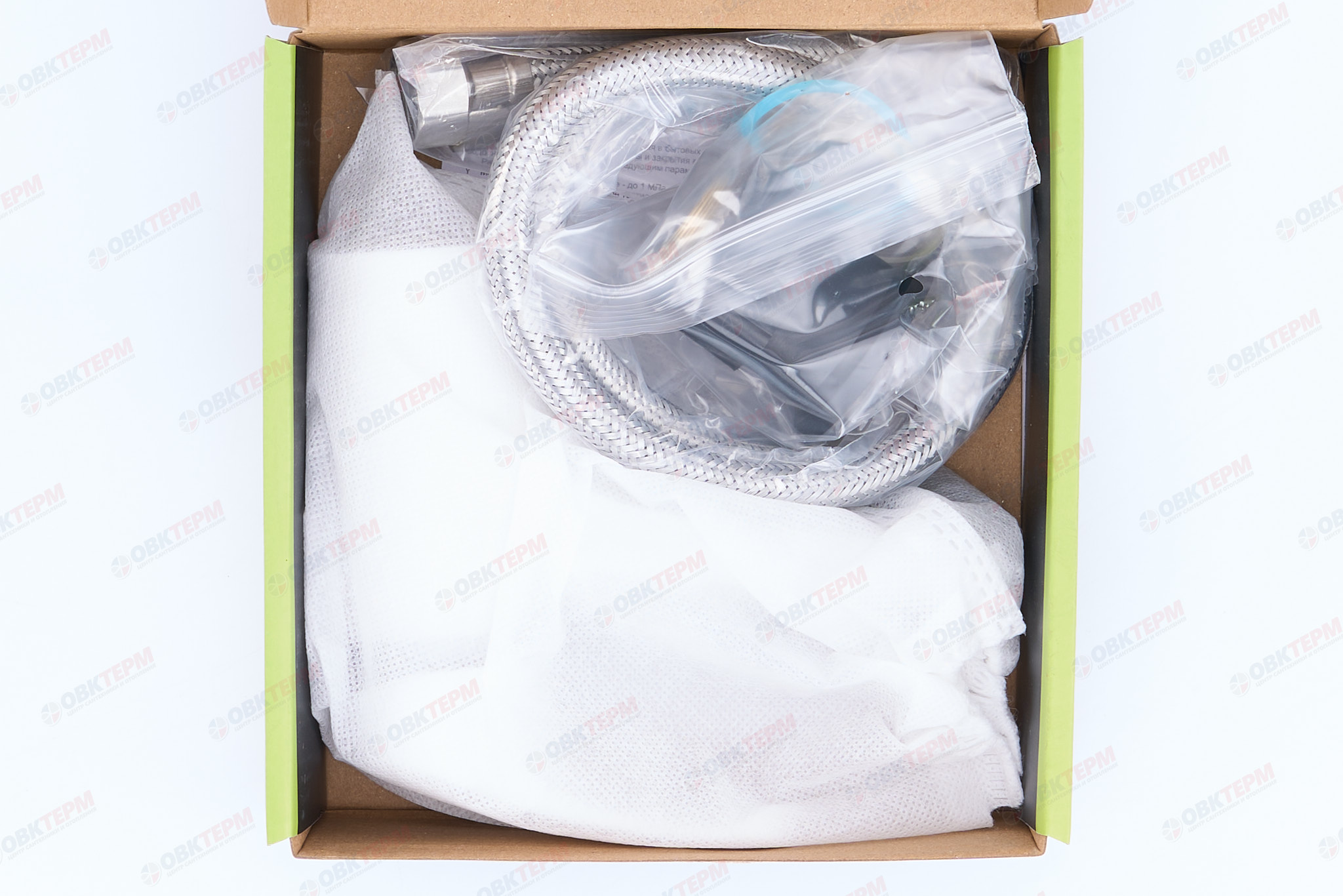 Смеситель д/умывальника BRIMIX 5991 шаровый/ АБС пластик (белый) - миниатюра №7