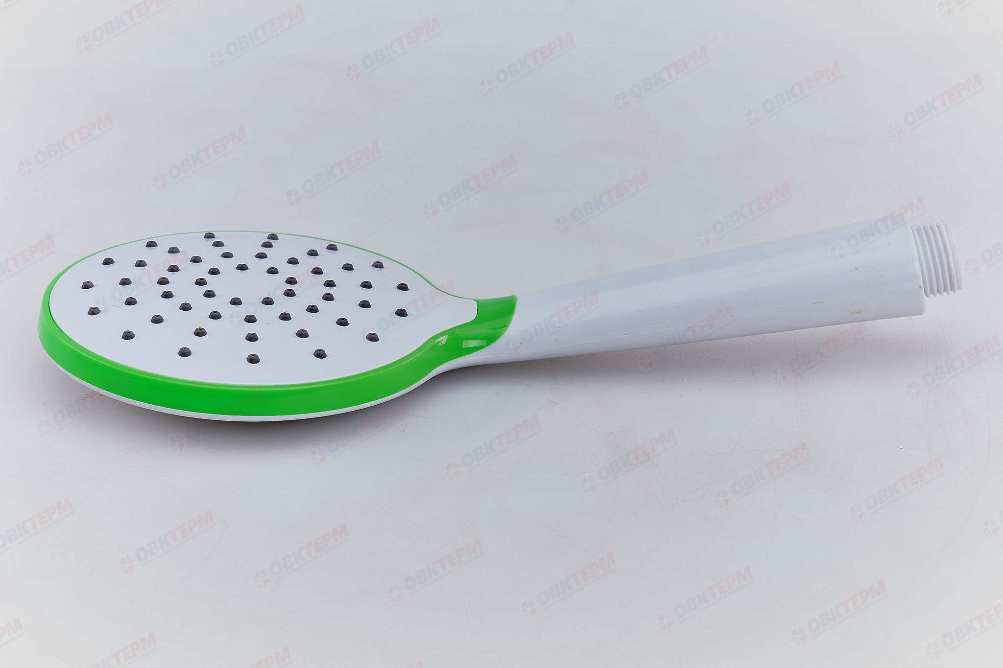 Лейка д/душа ручная ZERIX  SH-35 GREEN ( 1 режим)  (100 шт/ящ) - миниатюра №6