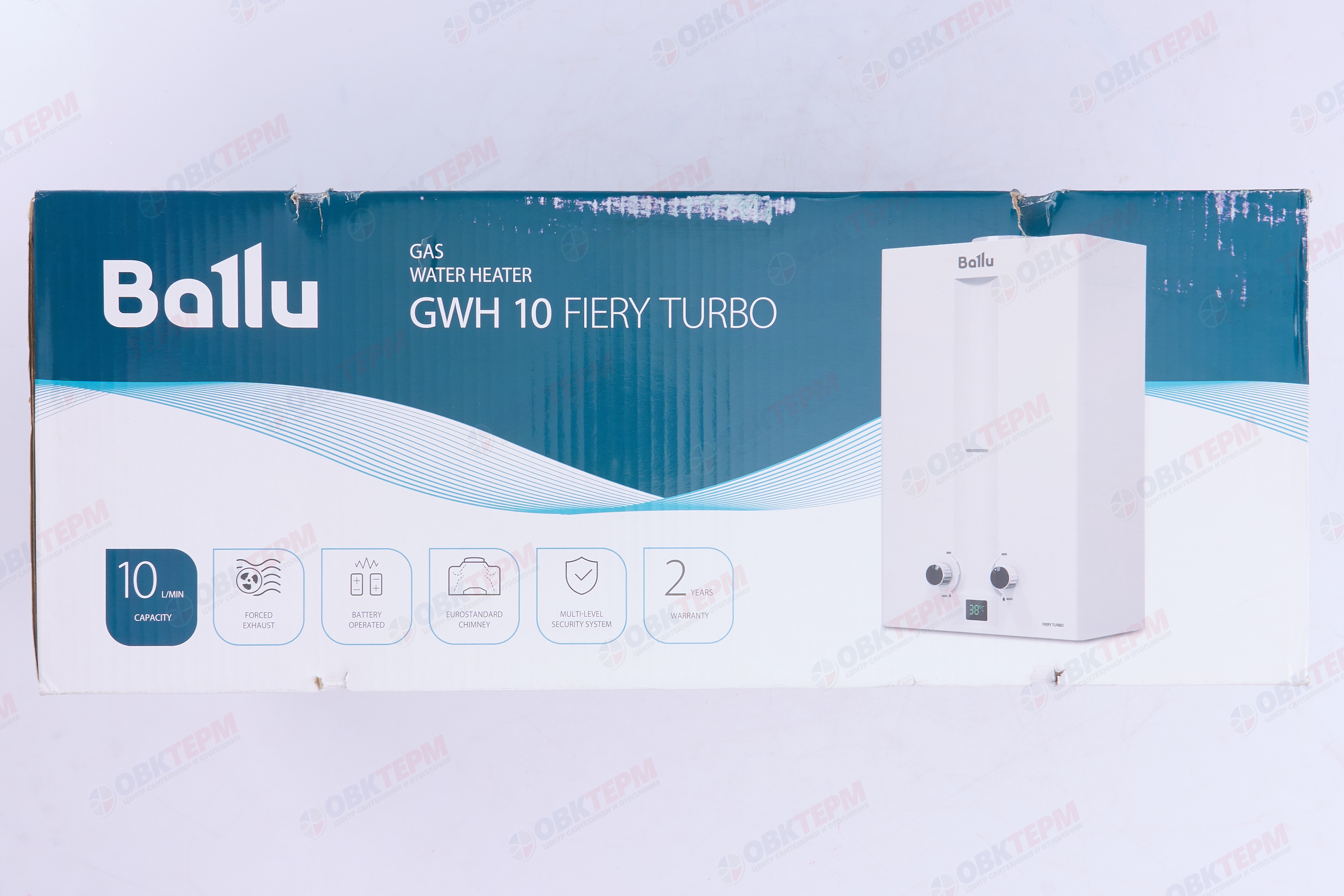 Колонка газовая Ballu GWH   10 Fiery Turbo (белая)  (10л/20кВт) - миниатюра №7