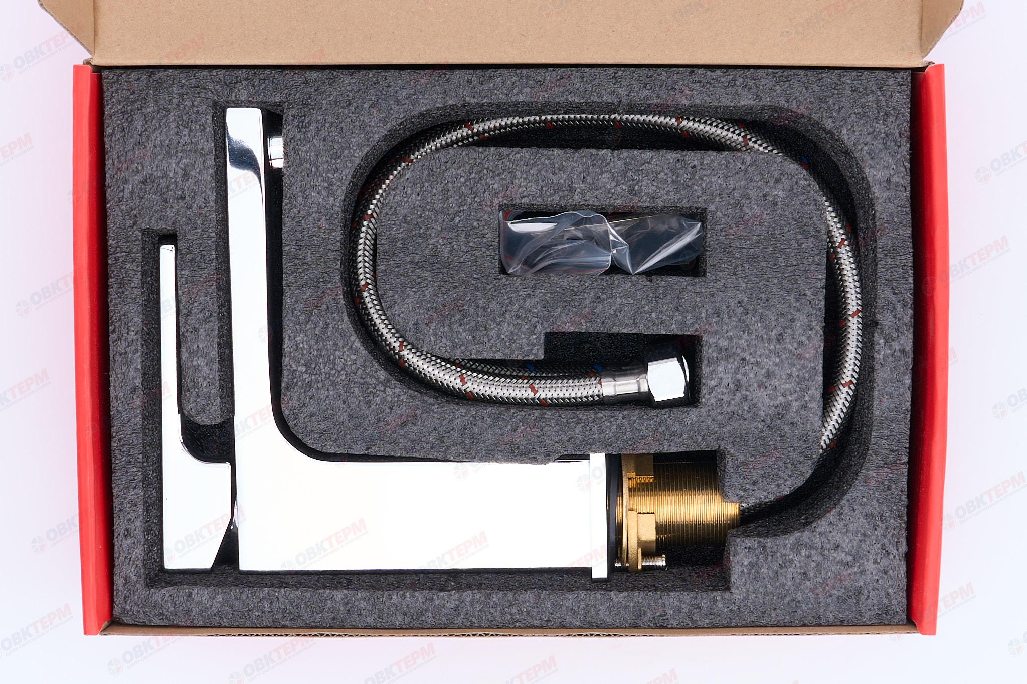 Смеситель д/умывальника KOER KB-10009-01 (Цвет хром)  (8шт/ящ) - миниатюра №6