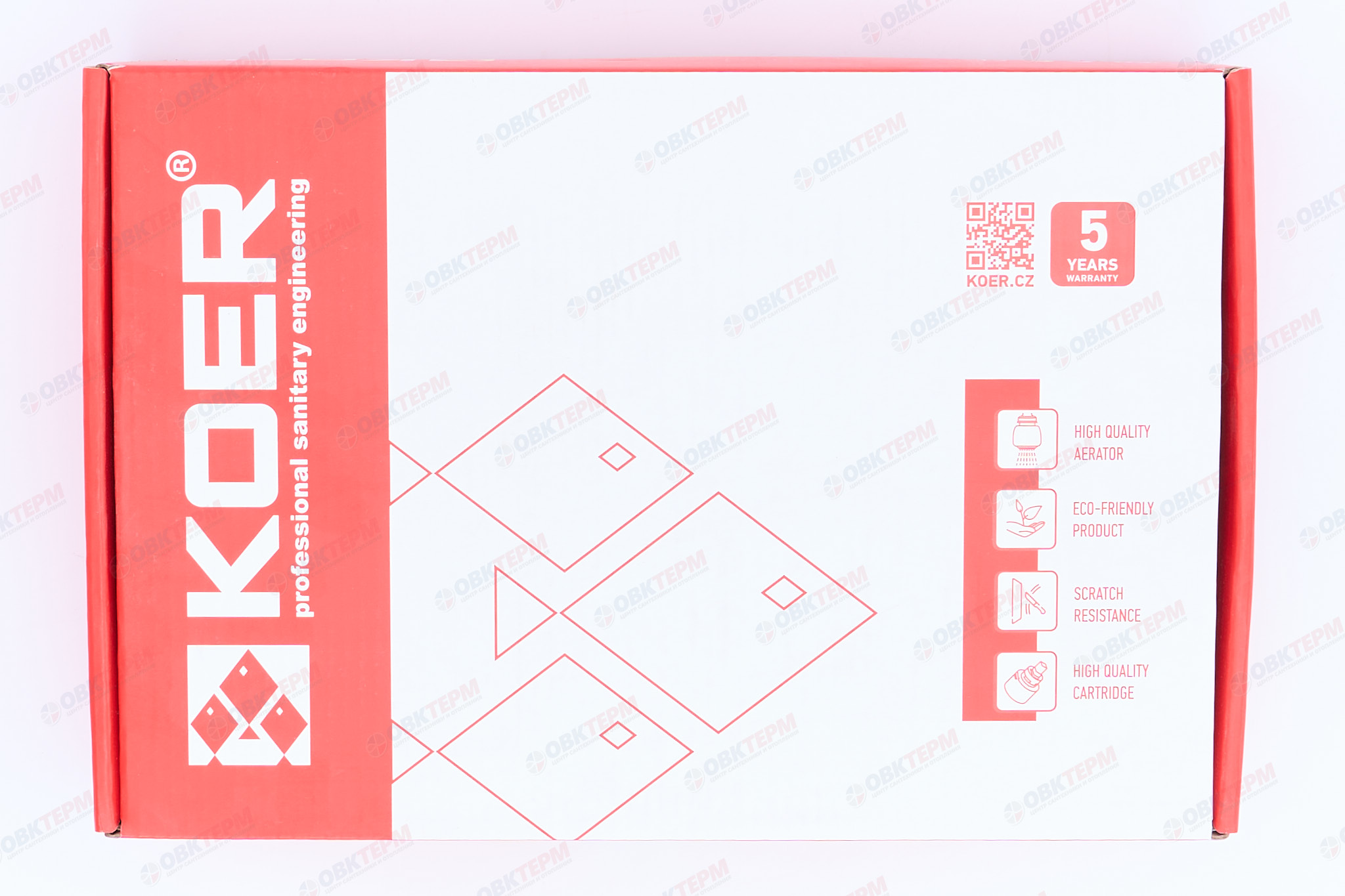 Смеситель д/умывальника KOER KB-10009-01 (Цвет хром)  (8шт/ящ) - миниатюра №7