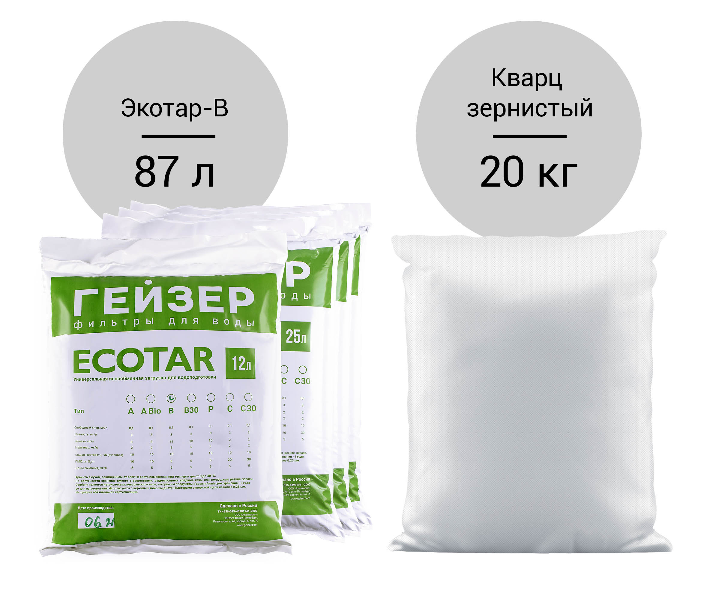 ГЕЙЗЕР Комплект загрузки для Гейзер-WS 14 Aquachief (B) - Изображение №1