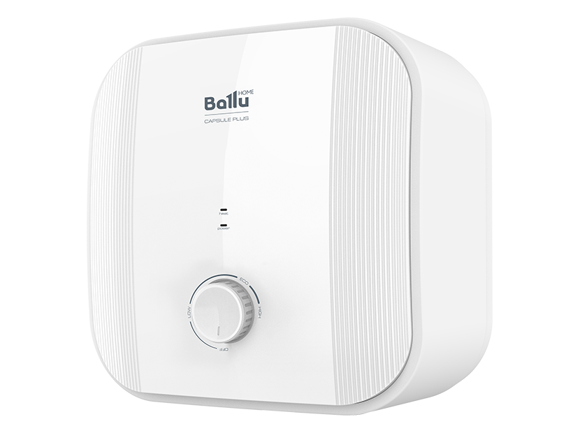 Водонагреватель    Ballu BWH/S   10  Capsule Plus O надмоеч. (2 кВт, эмал нагр.. эл, ш324*в324*г315) - Изображение №3