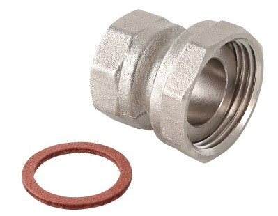 Полусгон прямой с накидной гайкой ВВ 1" * 3/4"  (Valtec)   (10уп/180ящ) - Изображение №1