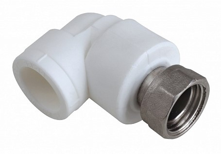 НВ СНГ 20 * 1/2"    угловая     БЕЛАЯ PP-R      (RTP)    (140/20) - Изображение №1