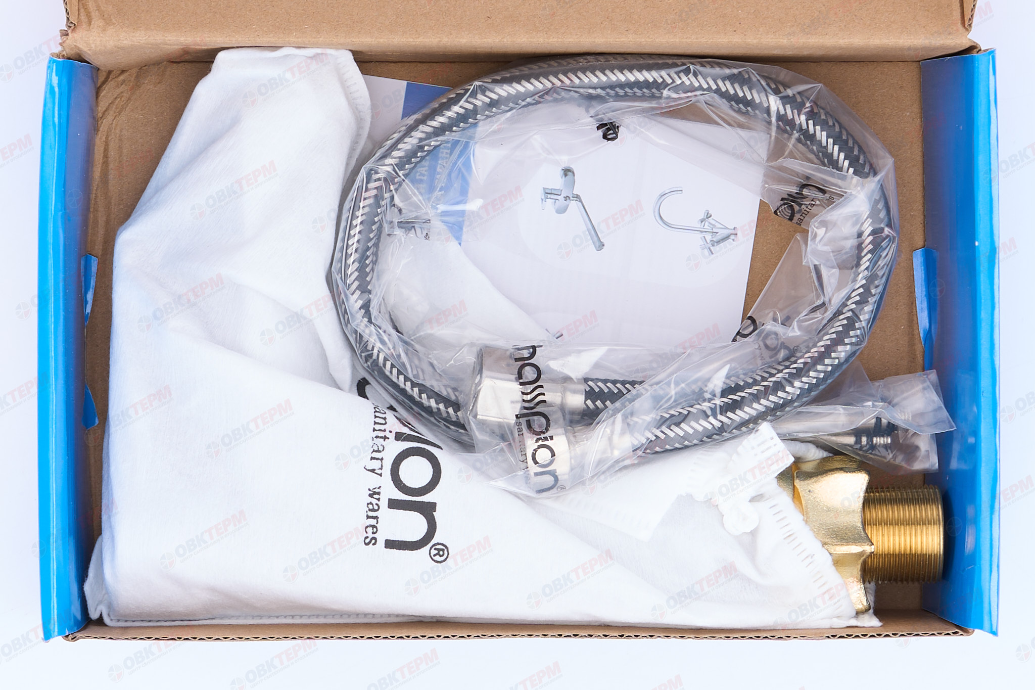 Смеситель д/умывальника CHAMPION ARCO 001 (NUT) (гайка)  (10 шт/ящ) - Изображение №5