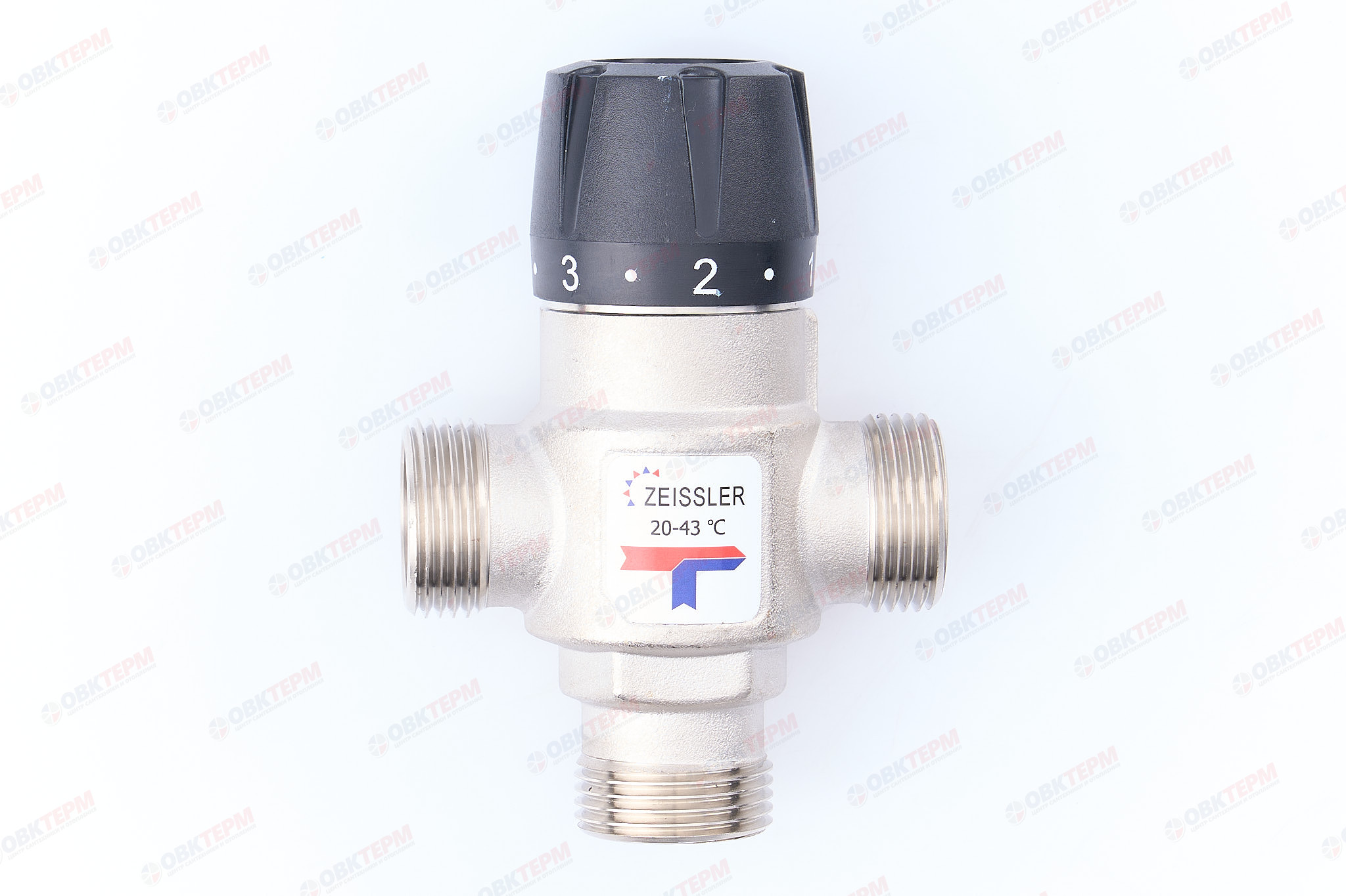 Термостатич. смес. клапан  3/4" НР 20-43°С KV 1,6 TIM     (30/1шт) - Изображение №1
