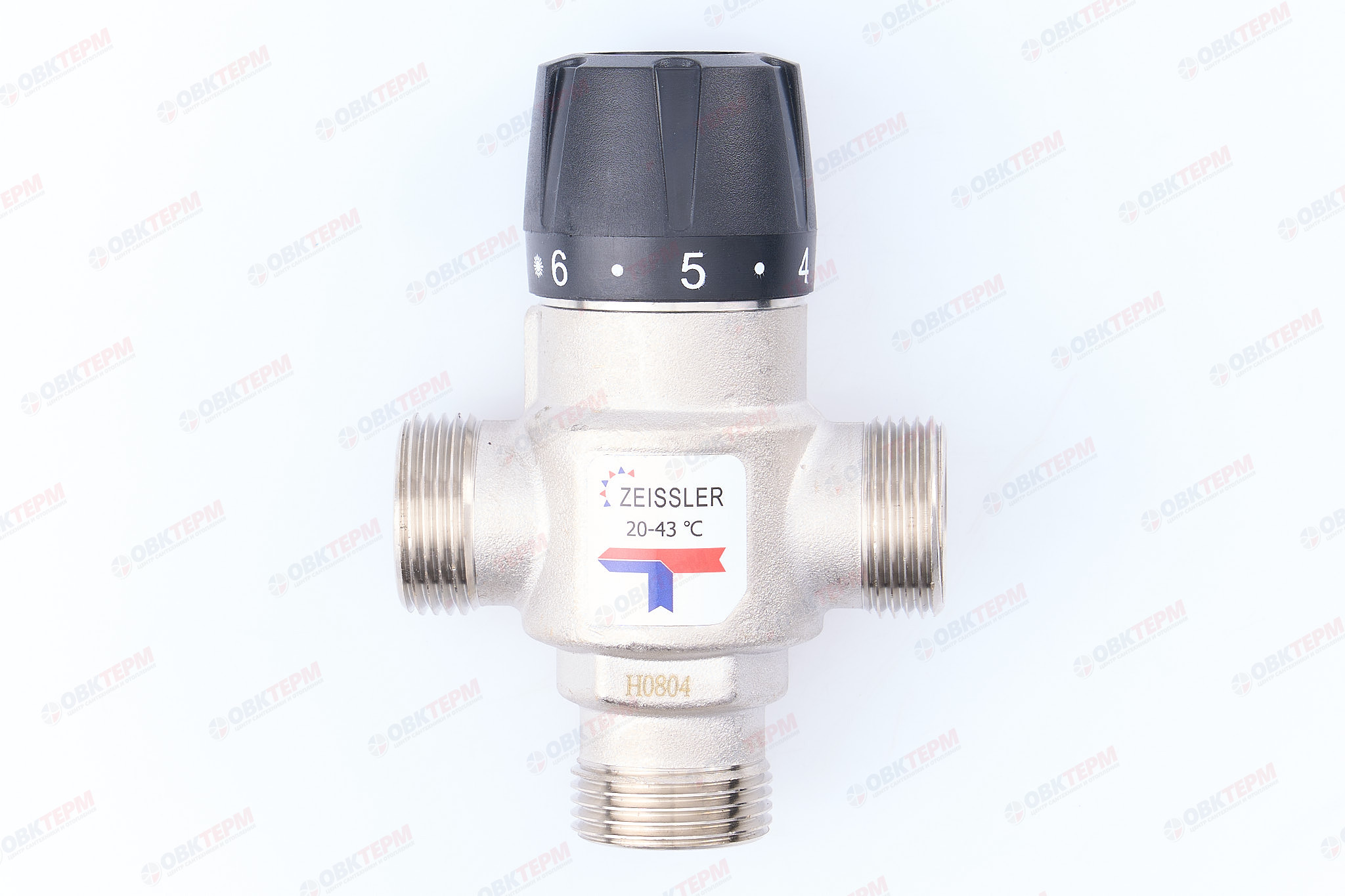 Термостатич. смес. клапан  3/4" НР 20-43°С KV 1,6 TIM     (30/1шт) - Изображение №3