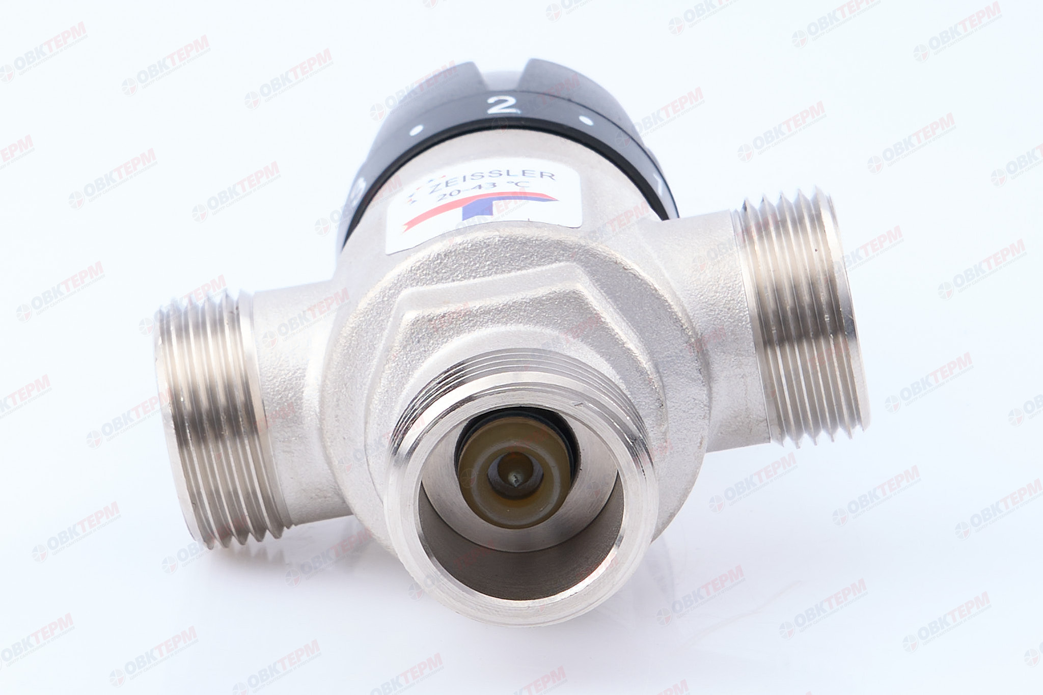 Термостатич. смес. клапан  3/4" НР 20-43°С KV 1,6 TIM     (30/1шт) - Изображение №4