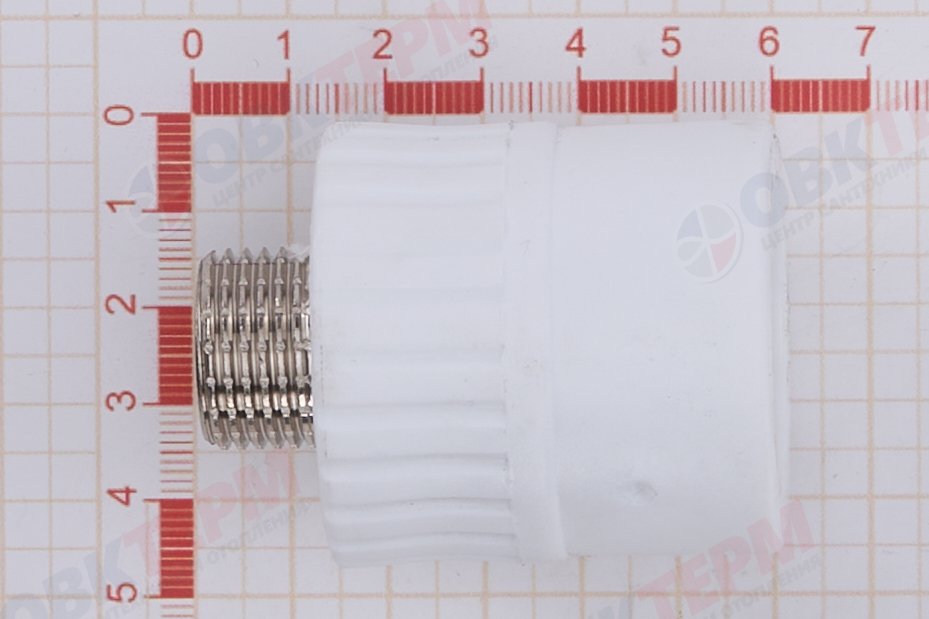 МРН  32 * 1/2"    БЕЛАЯ PP-R    (RTP)    (90/15) - миниатюра №6