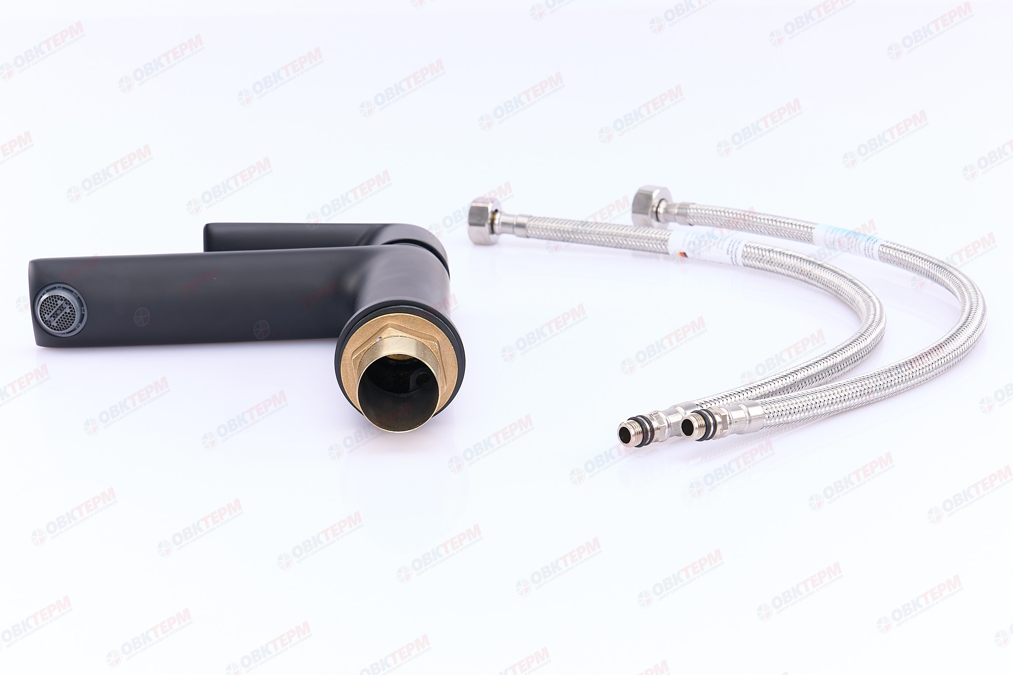 Смеситель д/умывальника MIXXUS PREMIUM ALEX  001(LONG) BLACK  (10 шт/ящ) - миниатюра №4