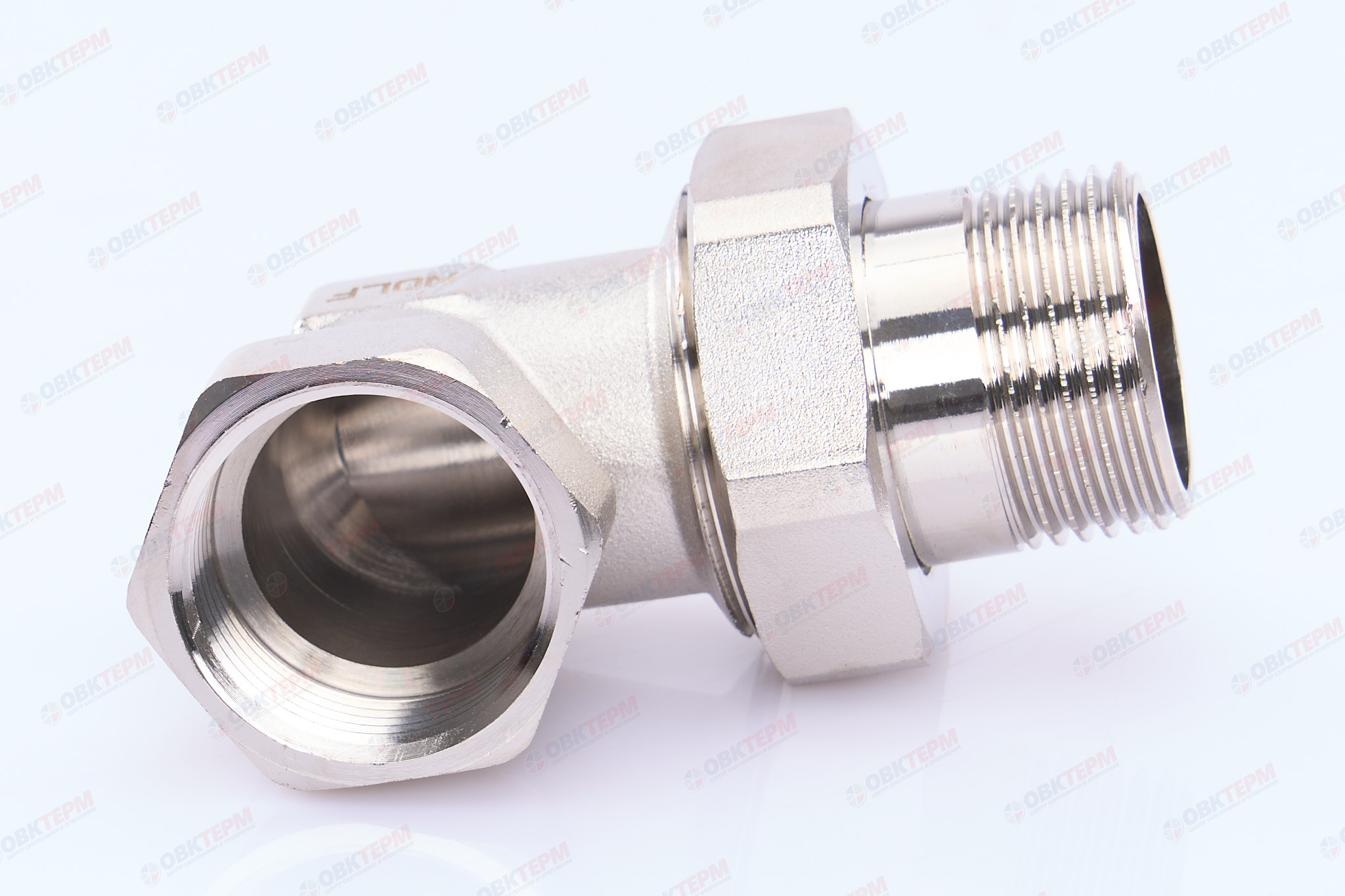 Американка   NOLF Classic   1"  угловая  никелированная     (192/48) - миниатюра №3