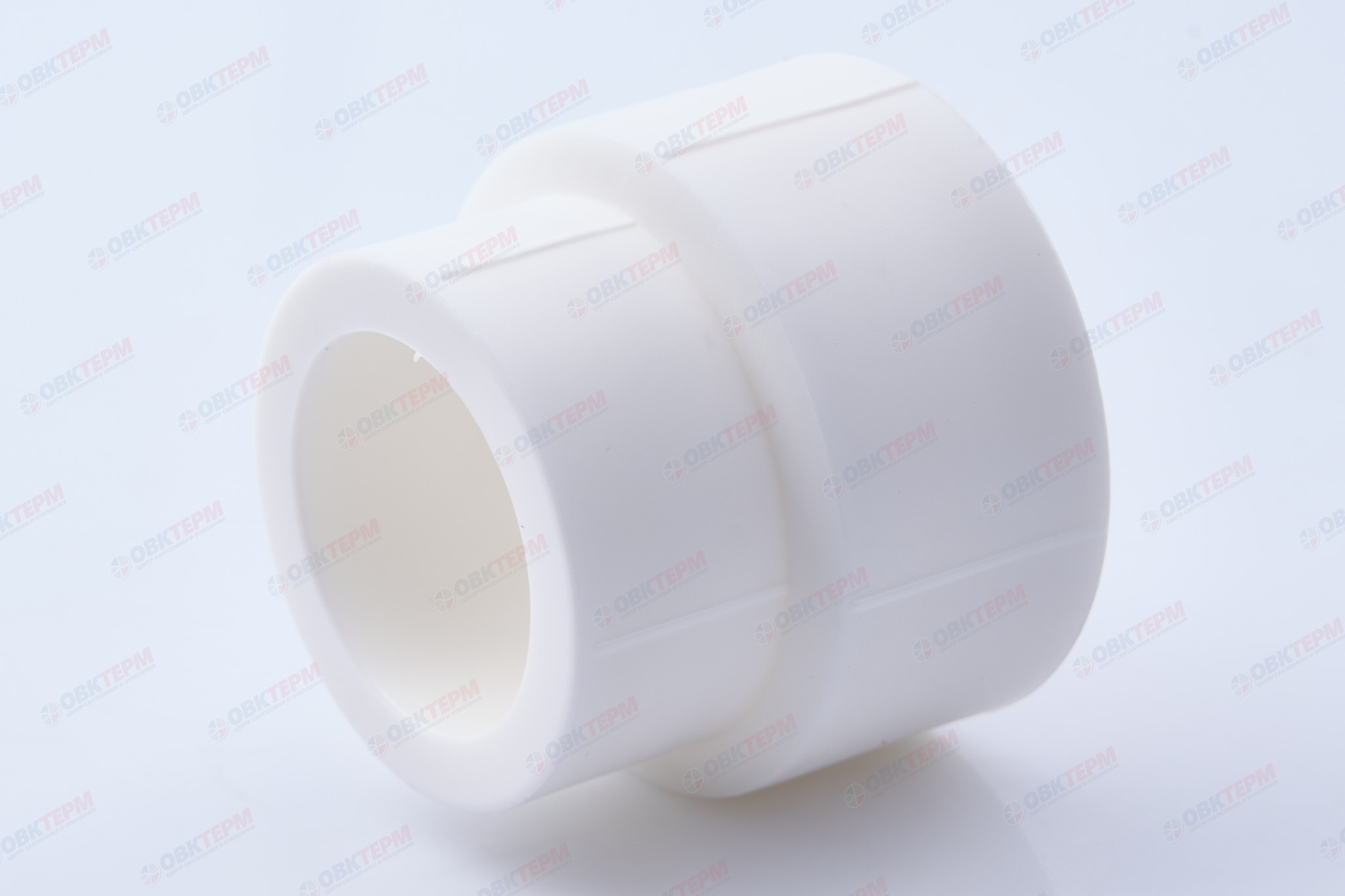 Муфта переход.  ВВ  40*32   (63*32)   БЕЛАЯ PP-R   (RTP)    (200/20) - Изображение №1