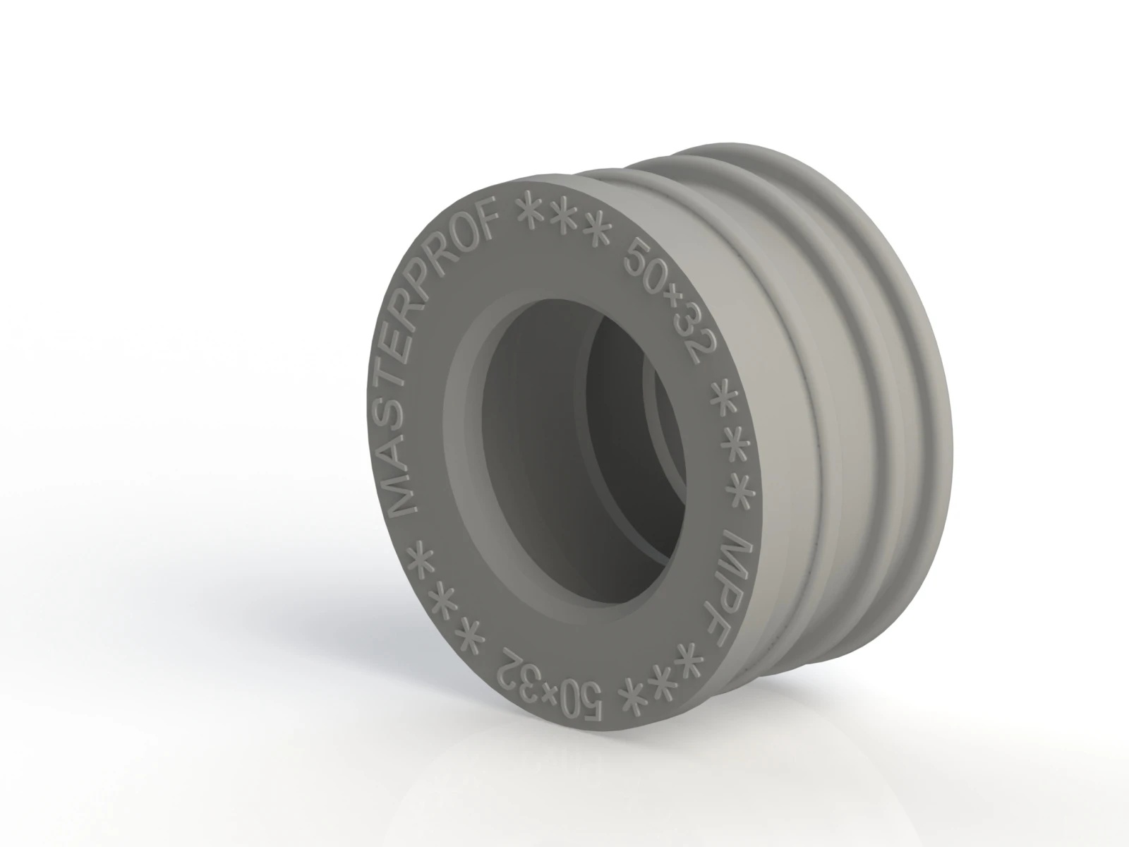 Манжета для канализации серая ТЭП  50х32 MPF (100шт) - Изображение №1