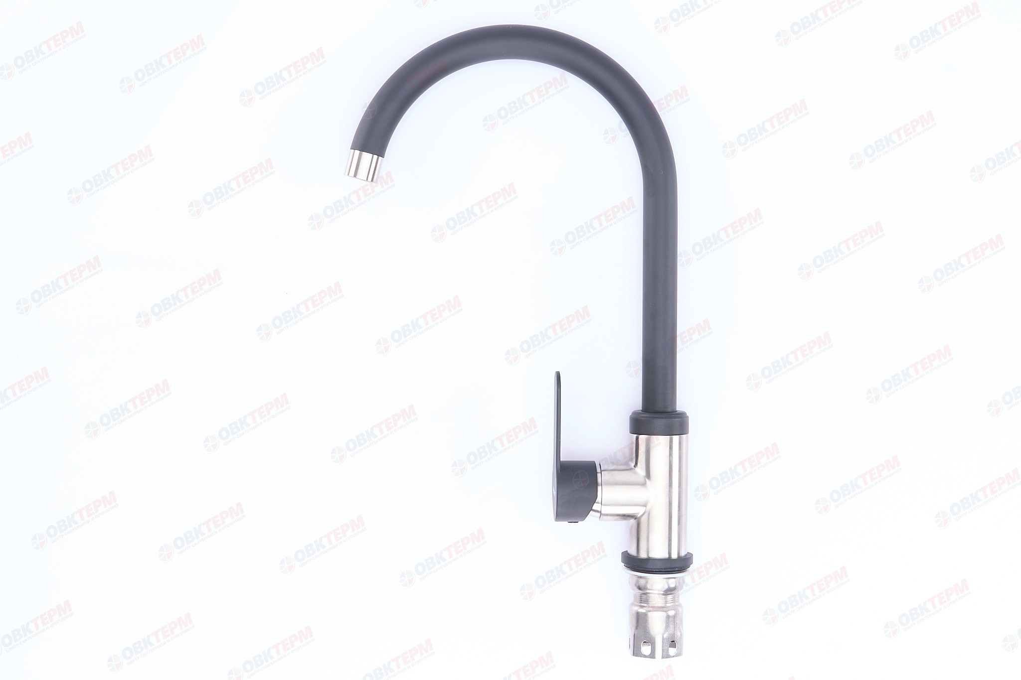 Смеситель д/кухни нерж/сталь ZERIX MADRID-011 BLACK (черный) (10 шт/ящ) - миниатюра №2