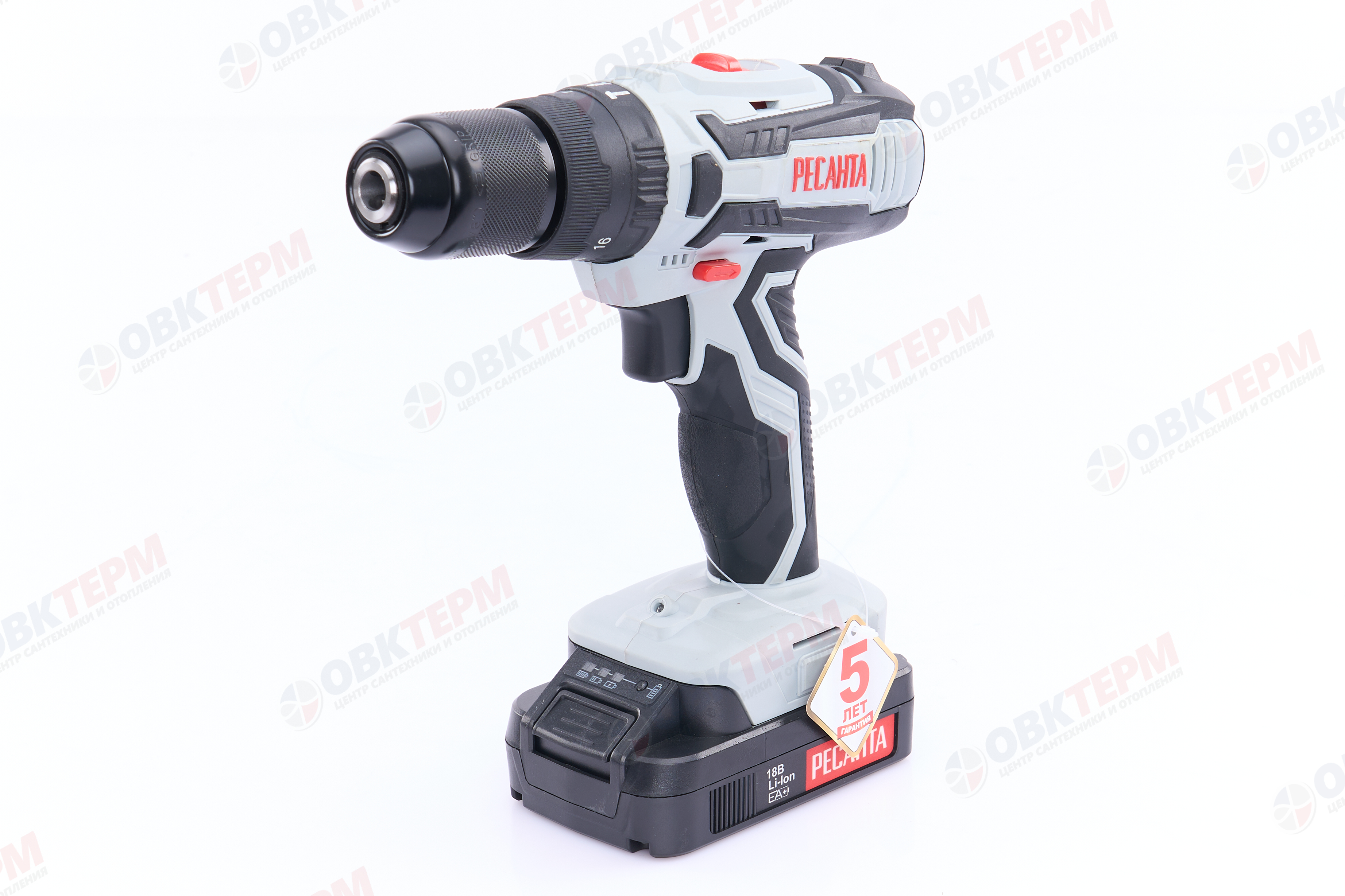 Дрель-шуруповерт аккумуляторная ДА-18-2ЛК-У Ресанта - Изображение №2