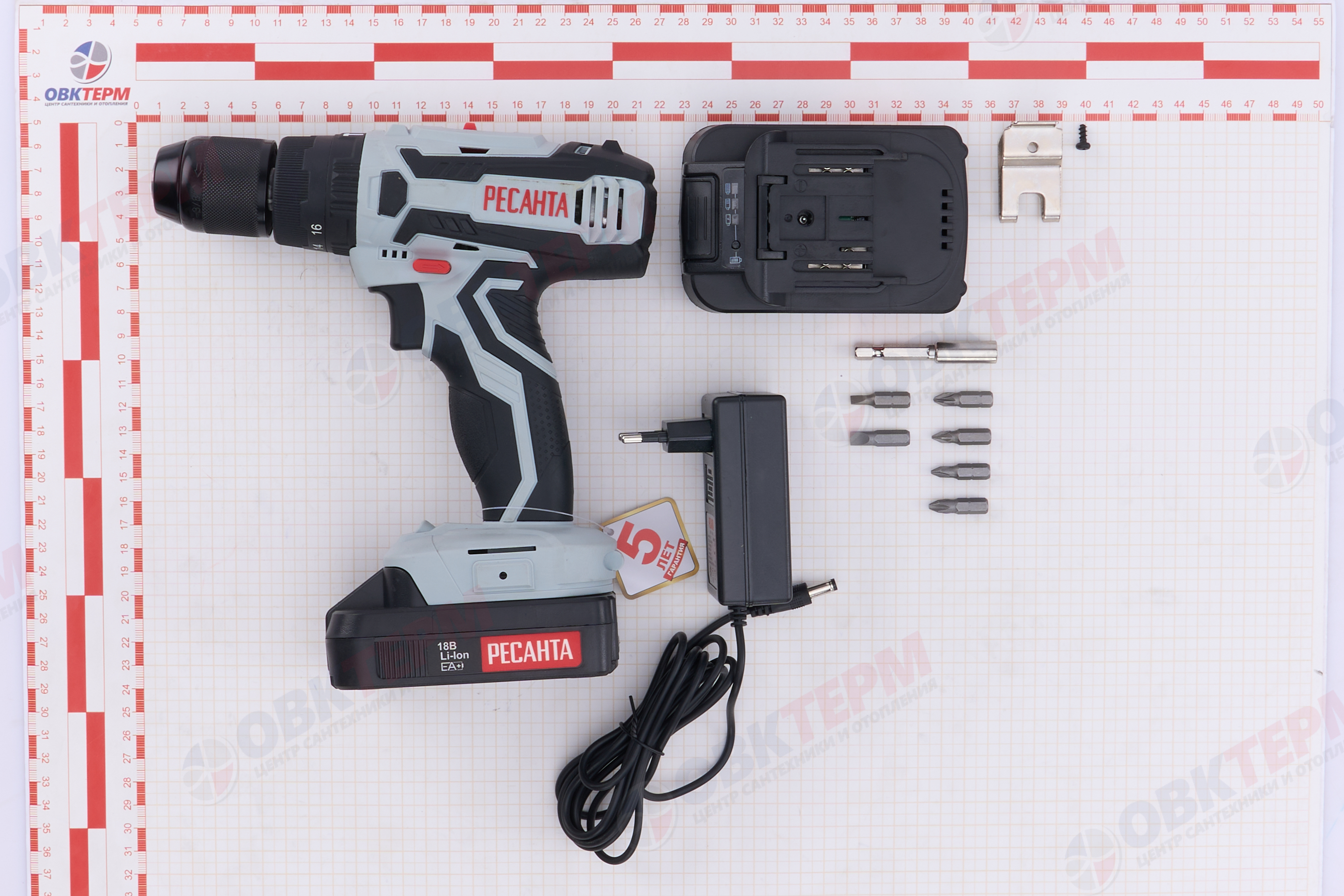 Дрель-шуруповерт аккумуляторная ДА-18-2ЛК-У Ресанта - миниатюра №18