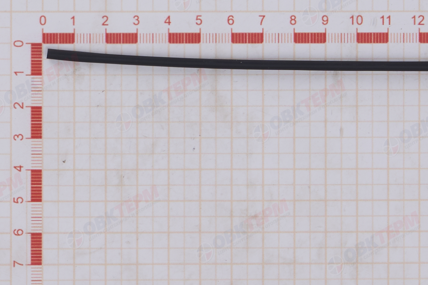 Трубка термоусадочная 1м нг-LS 2/1 черная ТТУ  IEK - Изображение №3