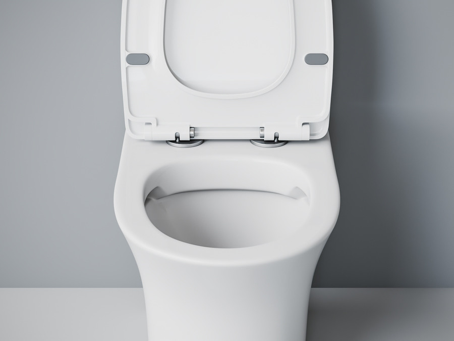 Унитаз-моноблок EVA GOLD SM9614 (безобод, универ. выпуск, дюропласт,SC,Slim,с гофрой и подводкой) - миниатюра №6
