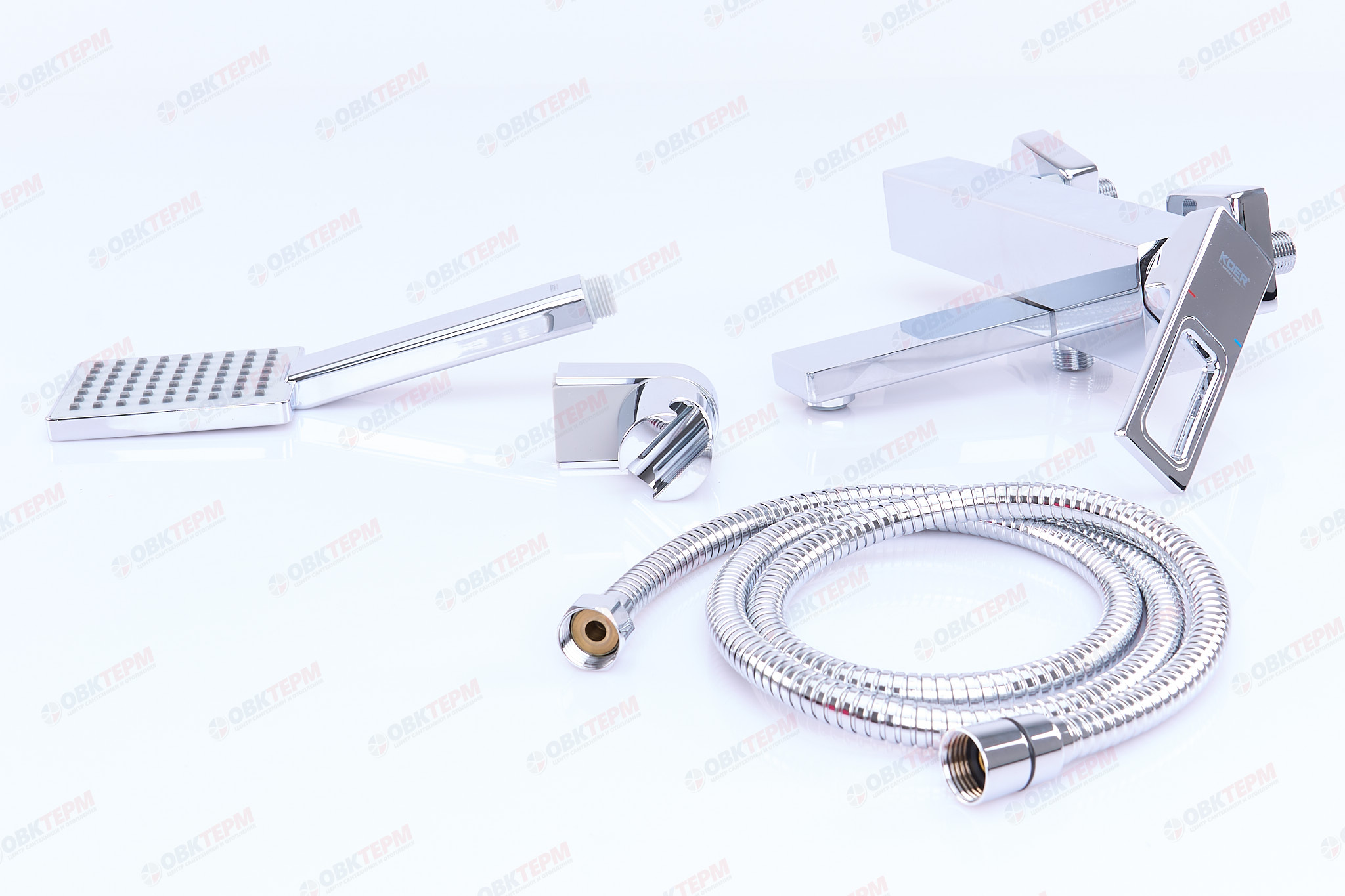 Смеситель д/ванны короткий KOER KB-41009-01  (Цвет хром) (8шт/ящ) - Изображение №2