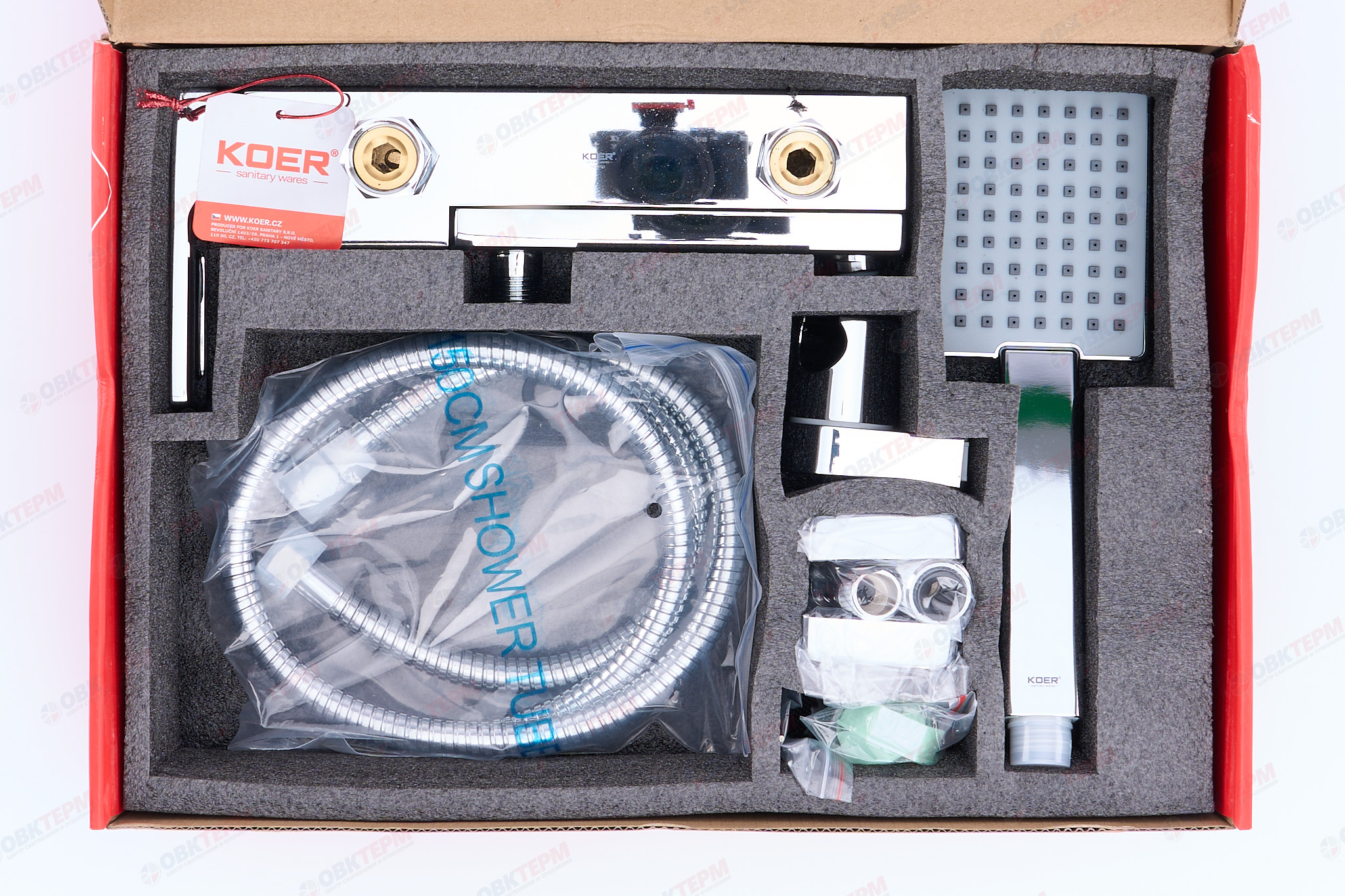 Смеситель д/ванны короткий KOER KB-41009-01  (Цвет хром) (8шт/ящ) - Изображение №4