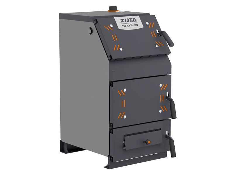 Котел твердотопливный Тополь-ВК  22 кВт  Ø150, max 3 bar             ZOTA - Изображение №1