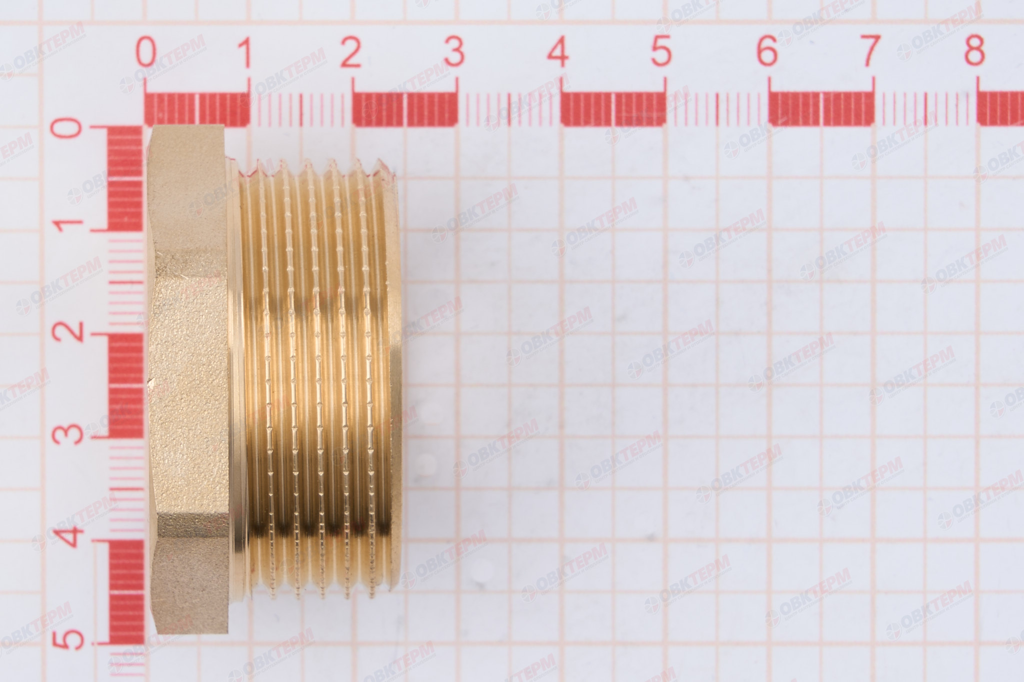 Футорка     1 1/4" Н  -  1" В               TIM   (100/10) - миниатюра №6
