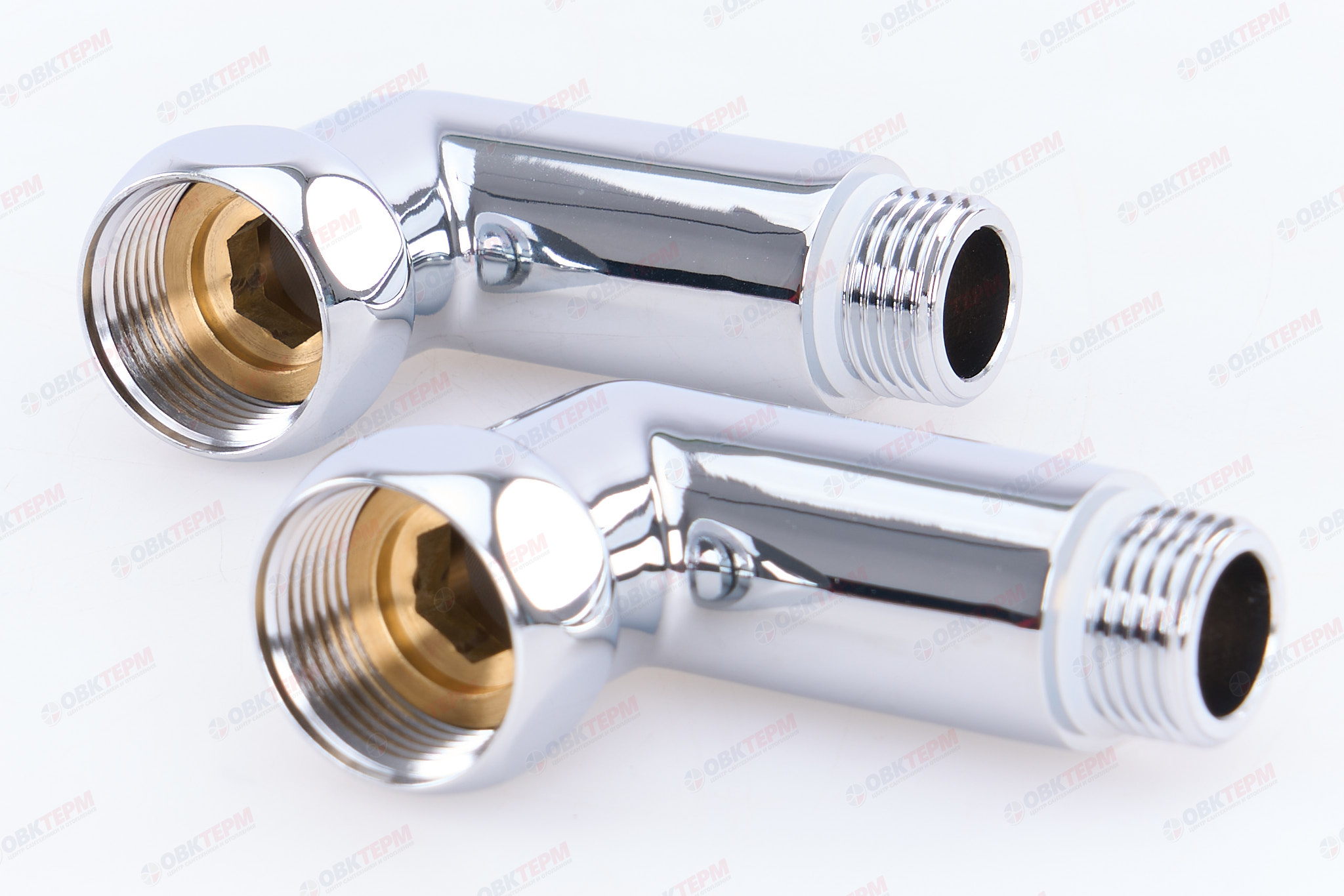 Угол для полотенцесушителя   3/4"-1/2" ВН (пара) TIM - Изображение №1