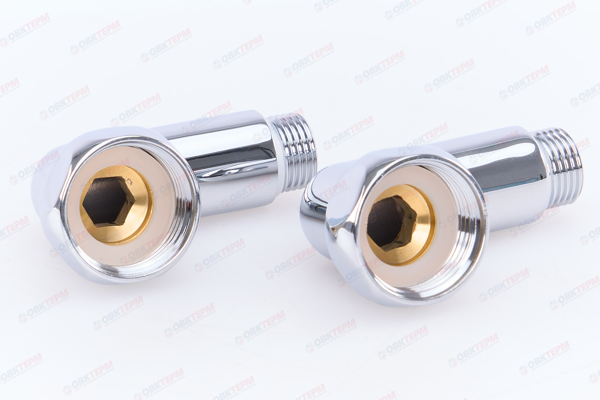 Угол для полотенцесушителя  1"В x 1/2"Н (пара) TIM - Изображение №1