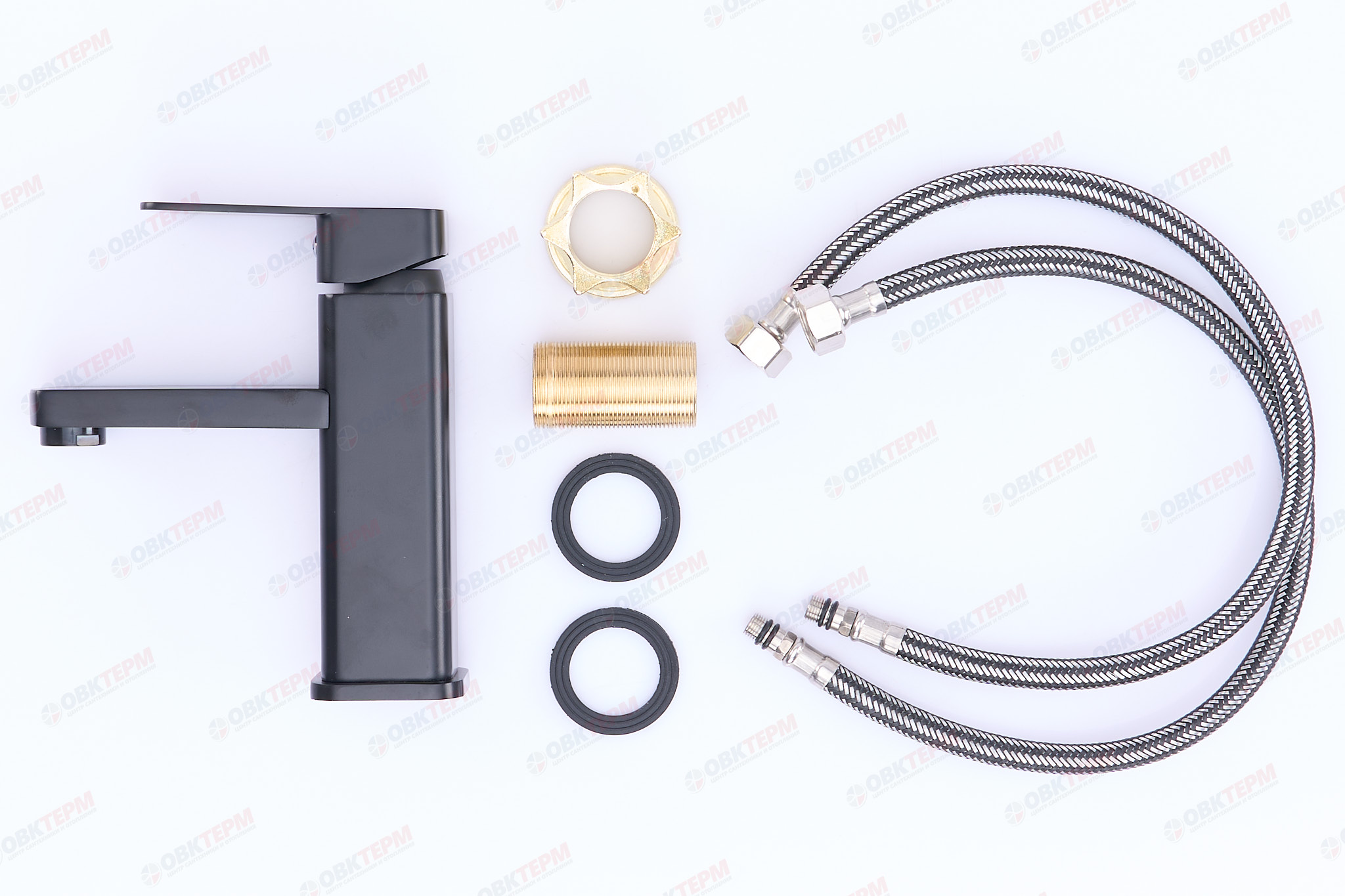 Смеситель д/умывальника ZERIX LEB1-123 BLACK (10 шт/ящ) - миниатюра №3