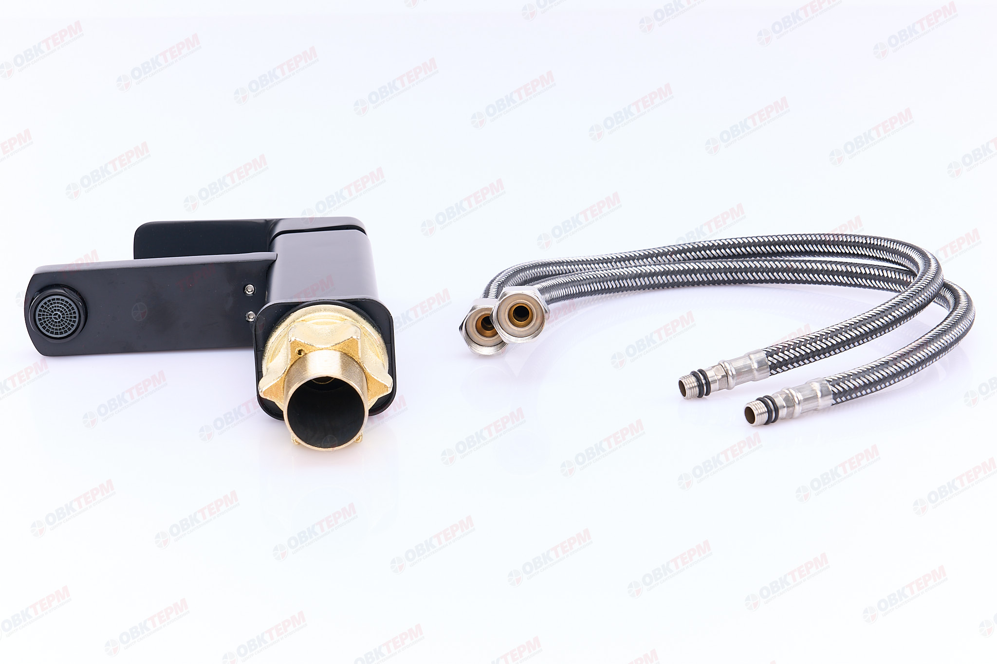 Смеситель д/умывальника ZERIX LEB1-123 BLACK (10 шт/ящ) - миниатюра №4