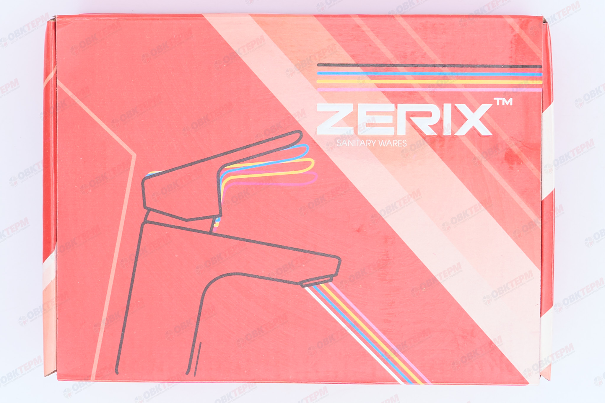 Смеситель д/умывальника ZERIX LEB1-123 BLACK (10 шт/ящ) - миниатюра №6