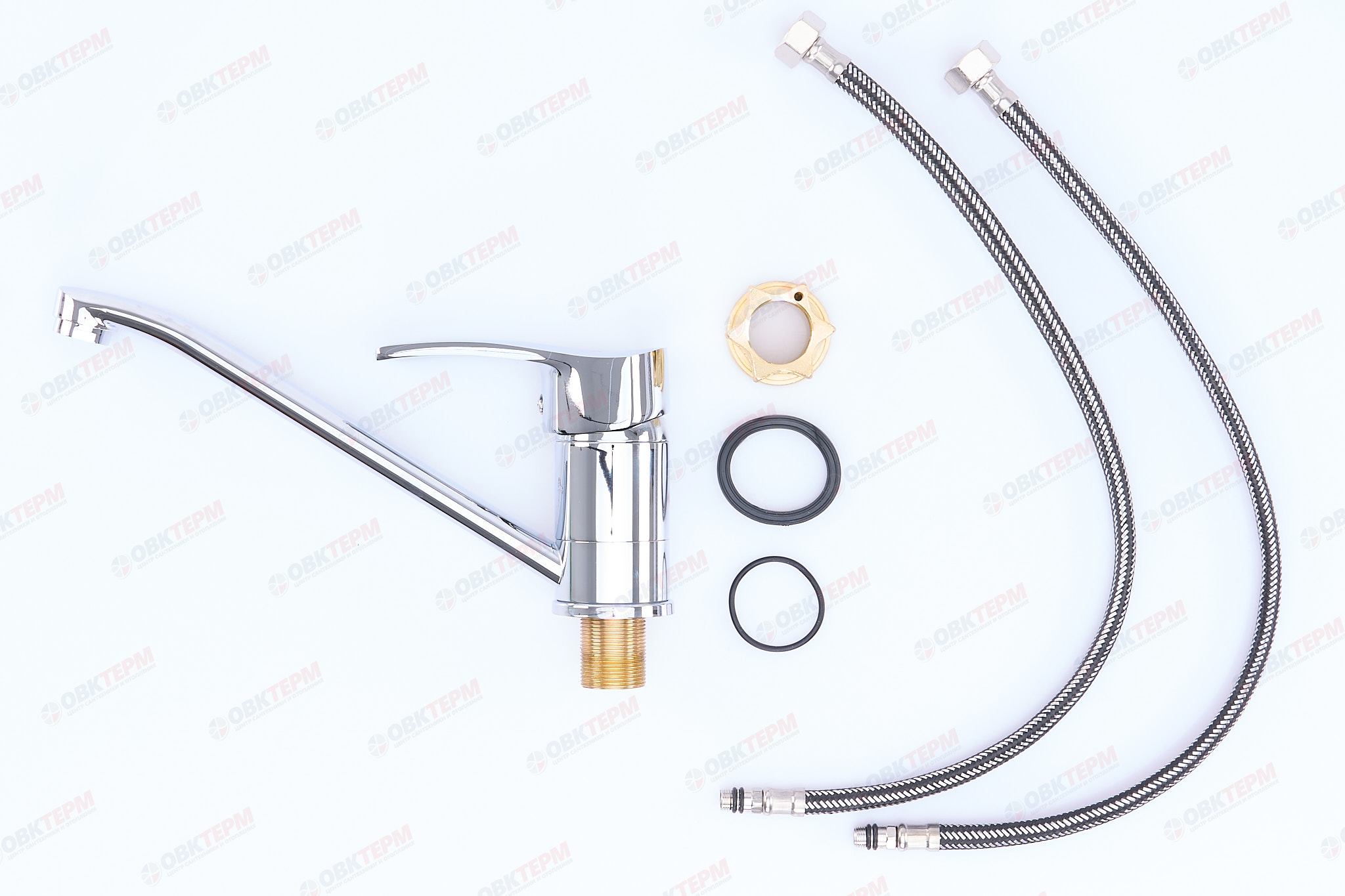 Смеситель д/кухни ZERIX PED-A 279 Ø40 на ГАЙКЕ   (10 шт/ящ) - миниатюра №4