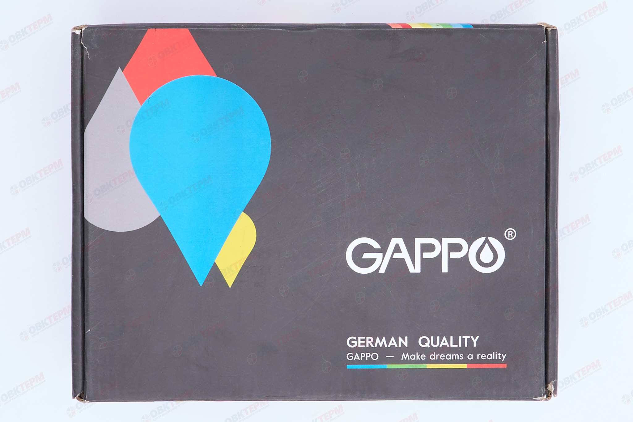 Смеситель с гигиеническим душем GAPPO G7207-60 латунь /чёрный /термостат - миниатюра №6