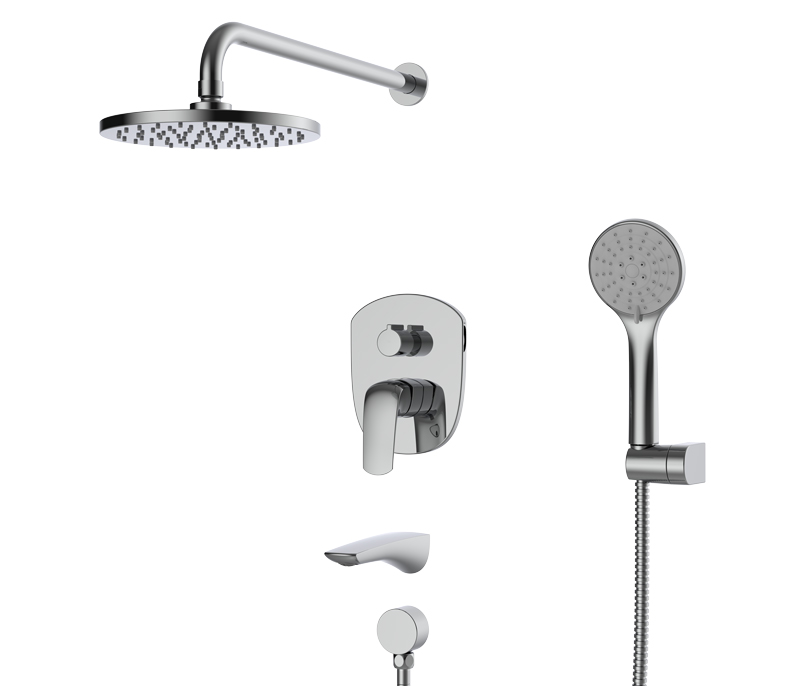 Душ/система встраиваемая KOER KB-64008-01 (Цвет хром) (3 шт/ящ) - Изображение №1