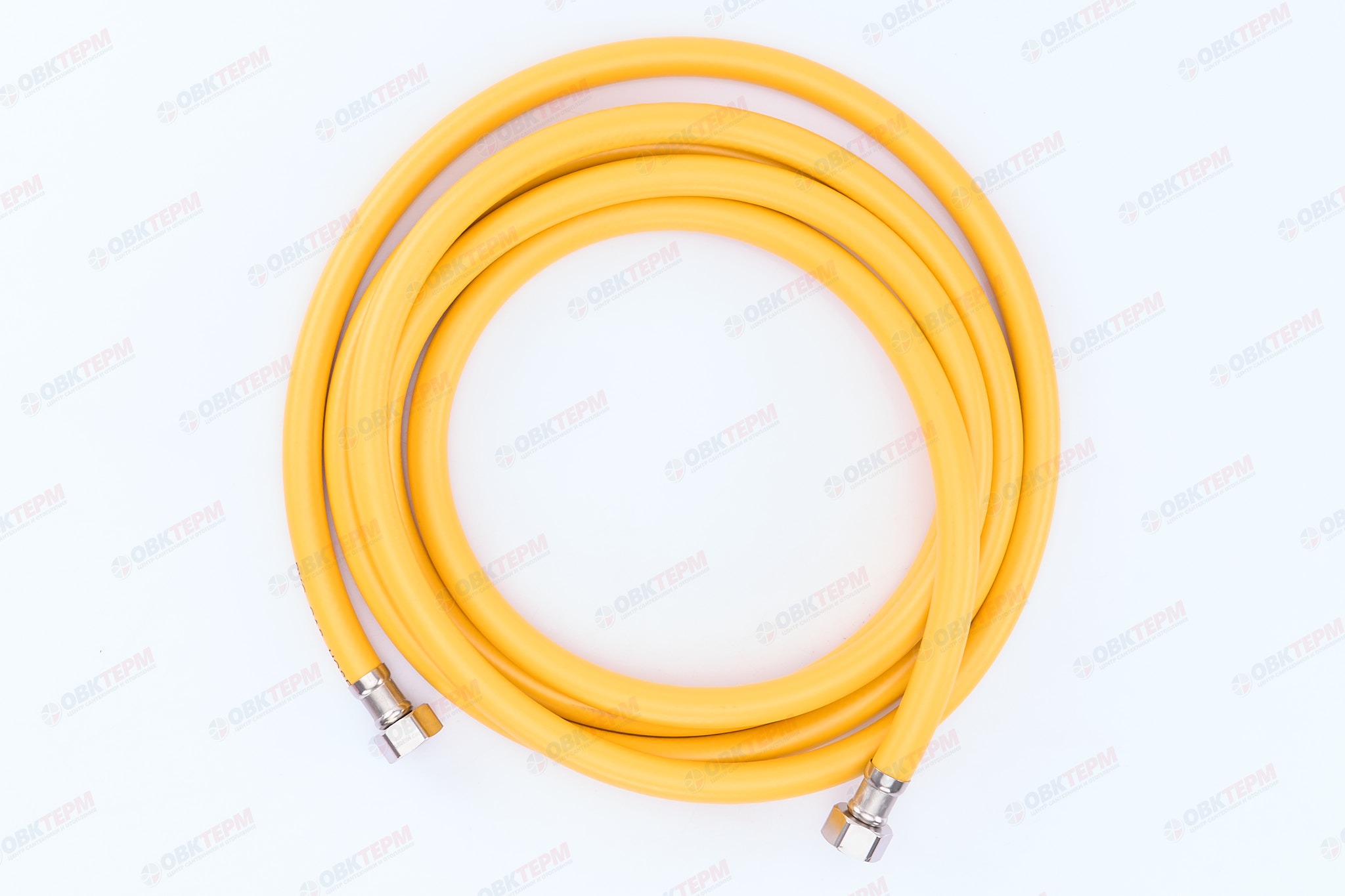 Шланг ЖЕЛТЫЙ газовый   1/2 ГГ  500 см              "OVERCON"      (20) - миниатюра №3