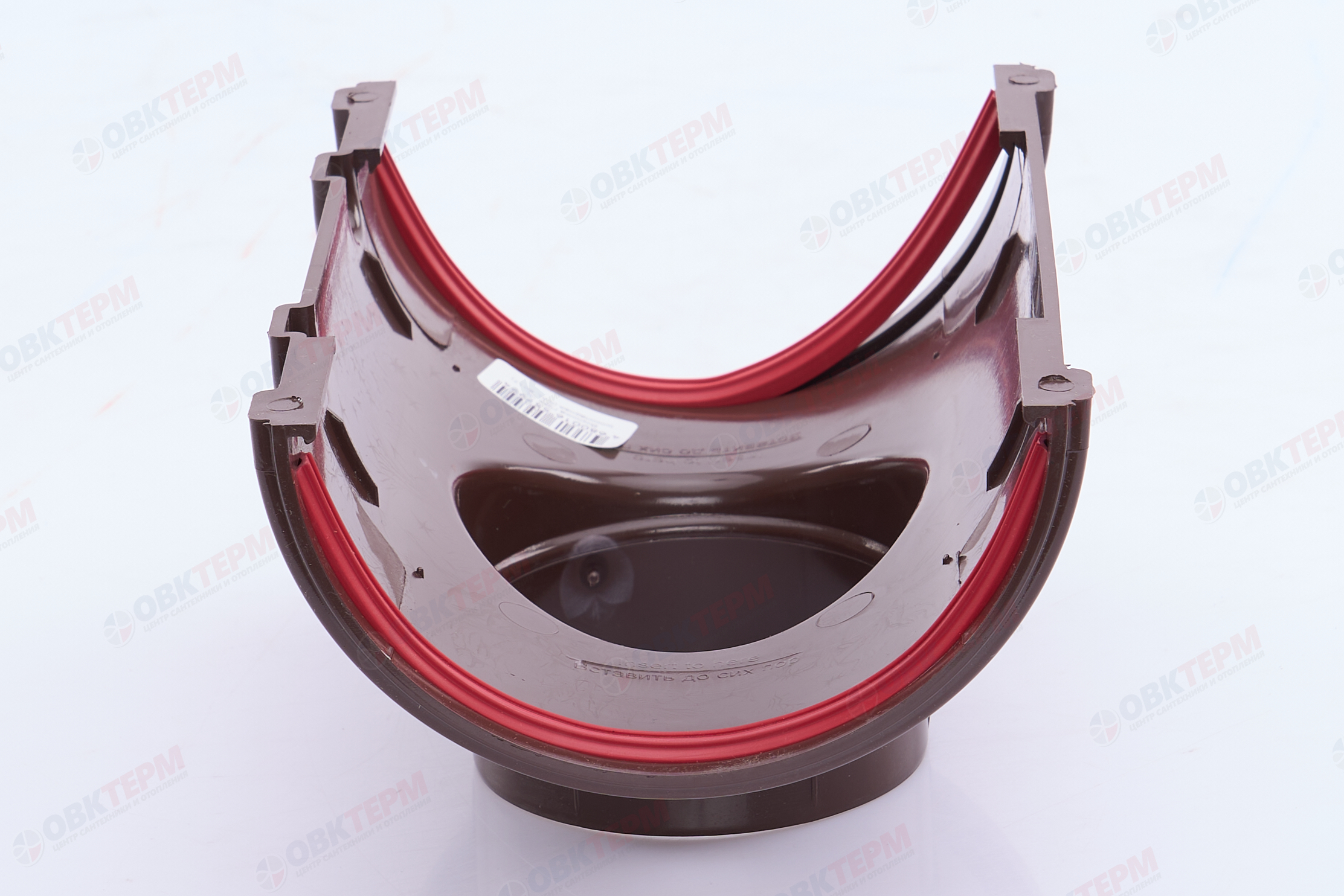 Воронка Классика 120 ПВХ Grand Line шоколад (RAL 8017) (уп. 20шт) - Изображение №4