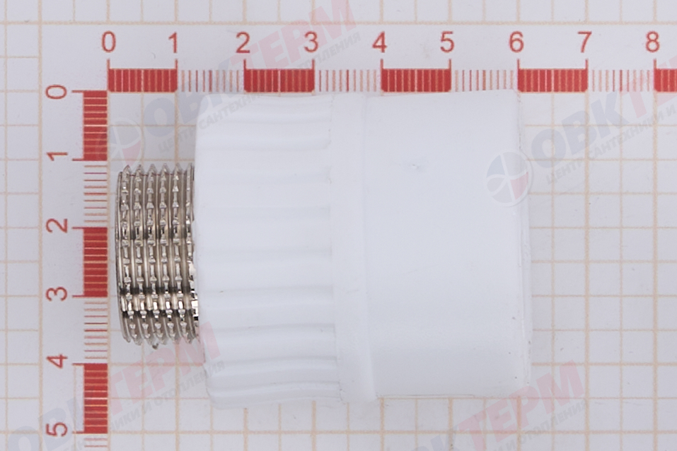 МРН  32 * 3/4"    БЕЛАЯ PP-R    (RTP)    (80/20) - миниатюра №6