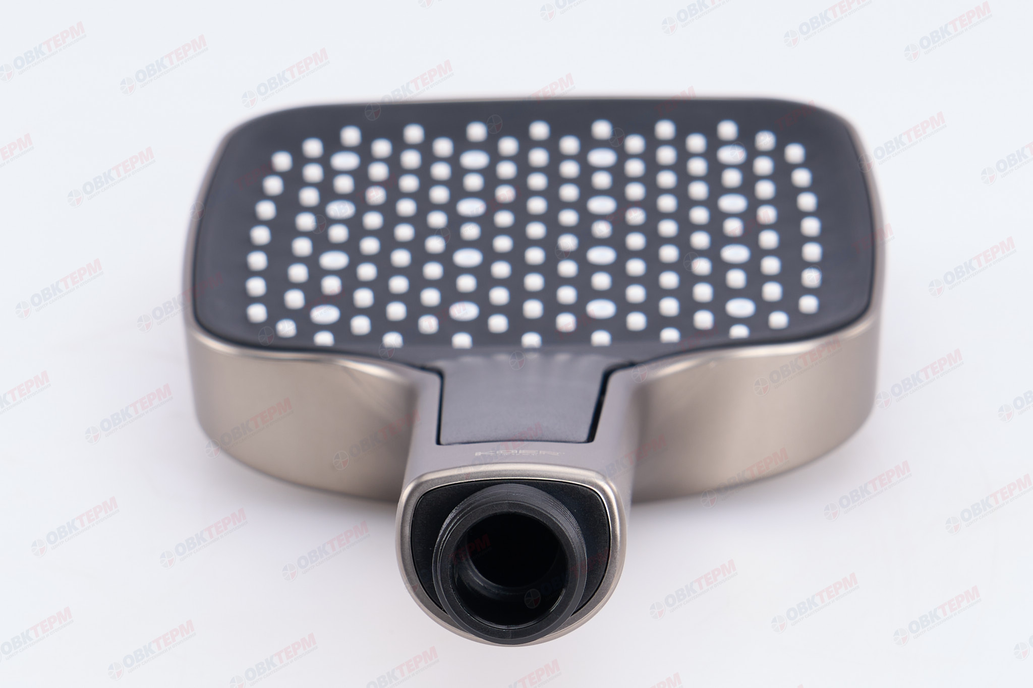 Лейка д/душа ручная KOER KP-0402-07 (3 режима, цвет ГРАФИТ) 115*115мм (30 шт/ящ) - Изображение №3