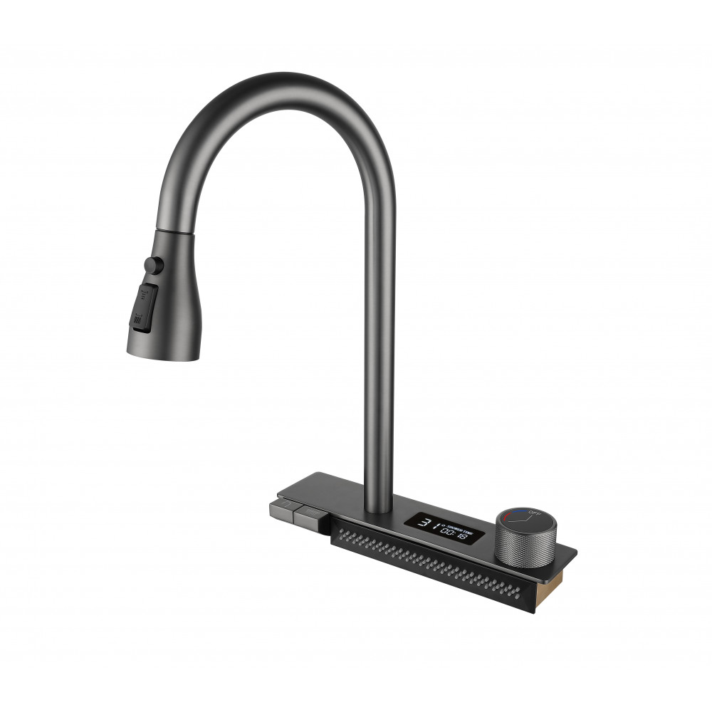 Смеситель д/кухни DIKALAN  с высоким изливом (встраиваемый в мойку) - Изображение №1