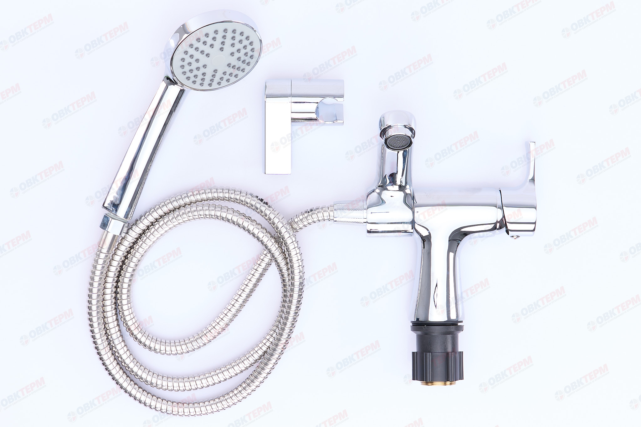 Смеситель д/умывальника ZERIX ASV-002SH (LR1055-16) с душ лейкой (10 шт/ящ) - Изображение №3