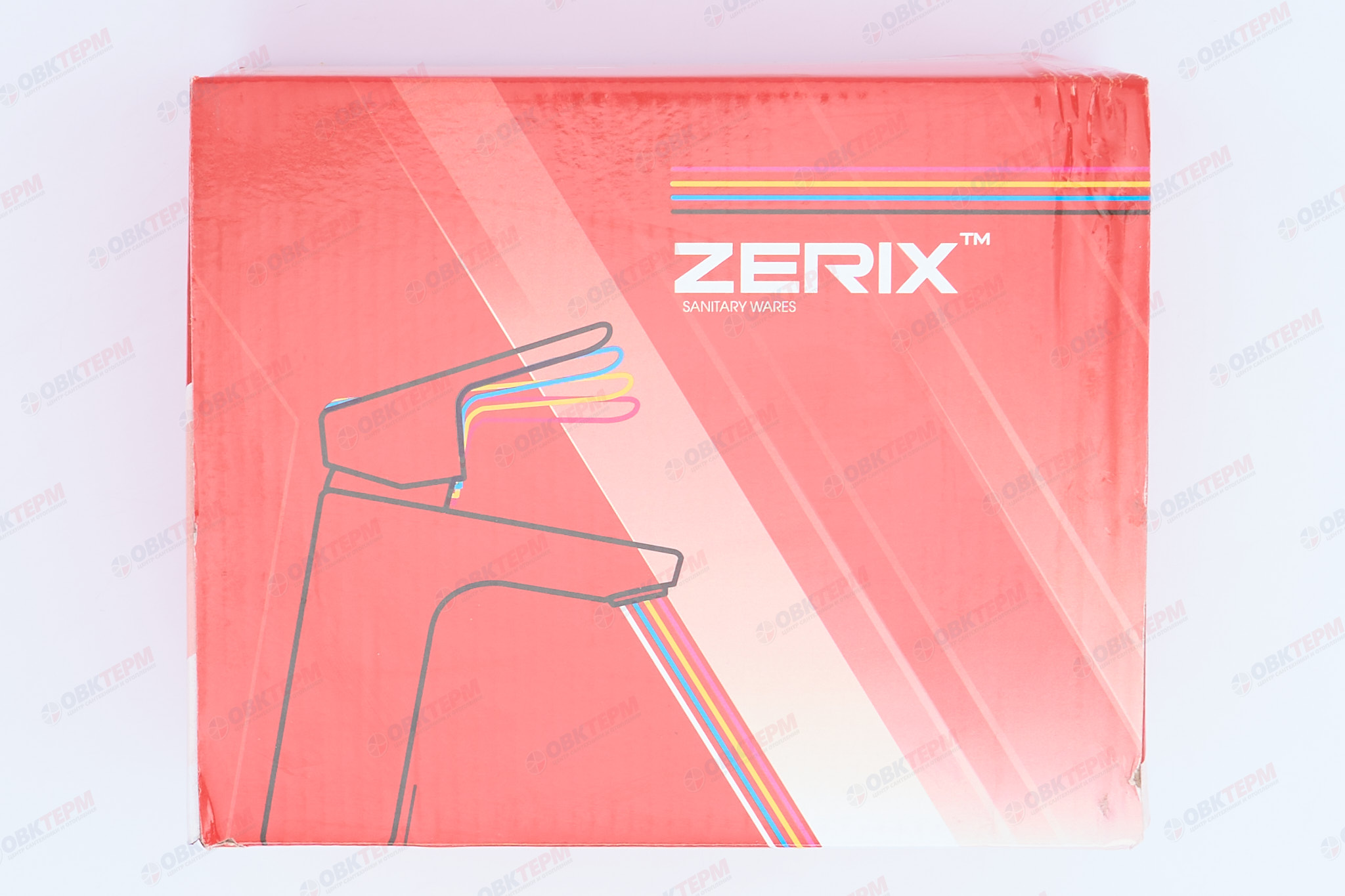 Смеситель д/умывальника ZERIX ASV-002SH (LR1055-16) с душ лейкой (10 шт/ящ) - миниатюра №7