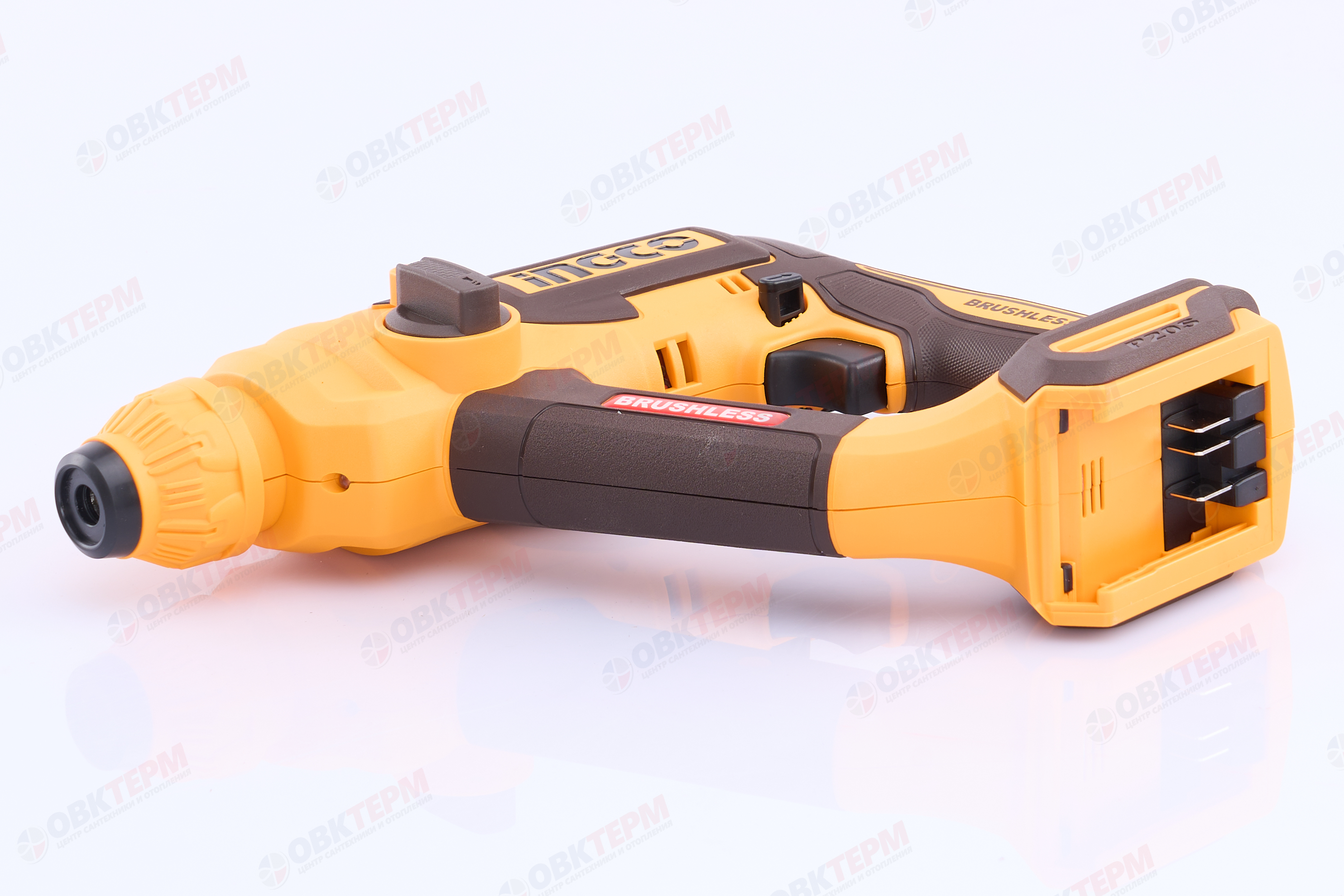 Перфоратор аккум. Б/Щ INGCO INDUSTRIAL (20В MAX, 1,8 Дж, 2 режима, 1 АКБ * 2Ач, ЗУ, КЕЙС) - миниатюра №6